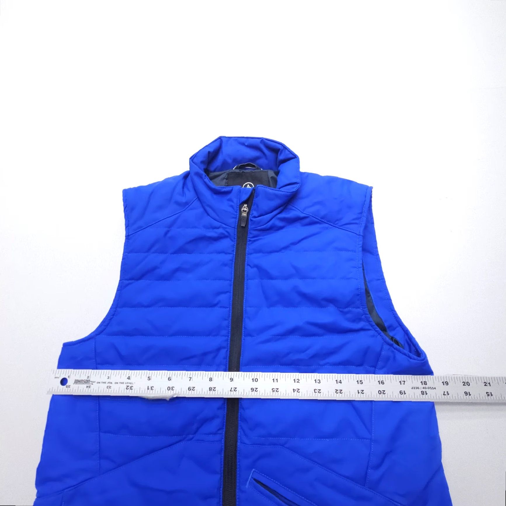 Vintage Aether Trace Vest Mens XS Blue Quilted Lined Full Zip Hiking Insulated Size 0 Size US XS / EU 42 / 0 - 7 Thumbnail