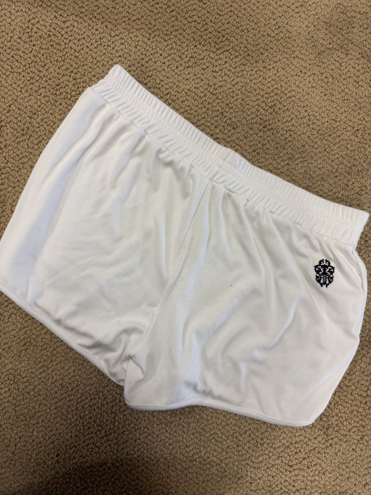 Chrome Hearts Chrome Heart Dagger Women Shorts SIZE LARGE Size 30" / US 8 / IT 44 - 2 Thumbnail