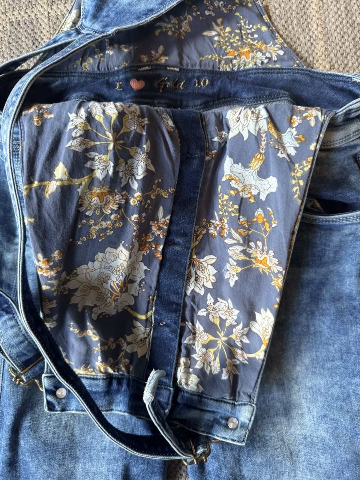 Kenzo Retro Kenzo Jeans Stretch Denim Overalls, Size XS Size 26" / US 2 / IT 38 - 7 Thumbnail