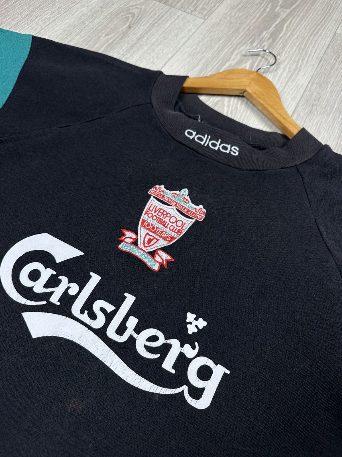 Adidas Vintage Adidas Liverpool 1992 Sweatshirt Size US XL / EU 56 / 4 - 4 Thumbnail