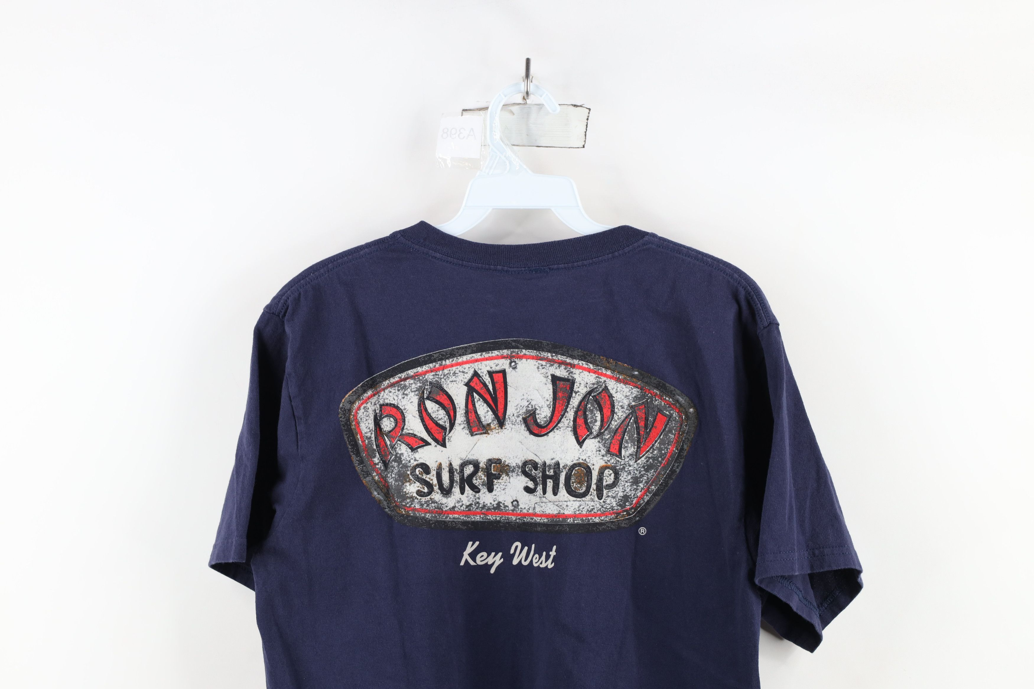 Vintage Vintage Ron Jon Surf Shop Key West Surfing T-Shirt Navy Blue Size US M / EU 48-50 / 2 - 11 Thumbnail