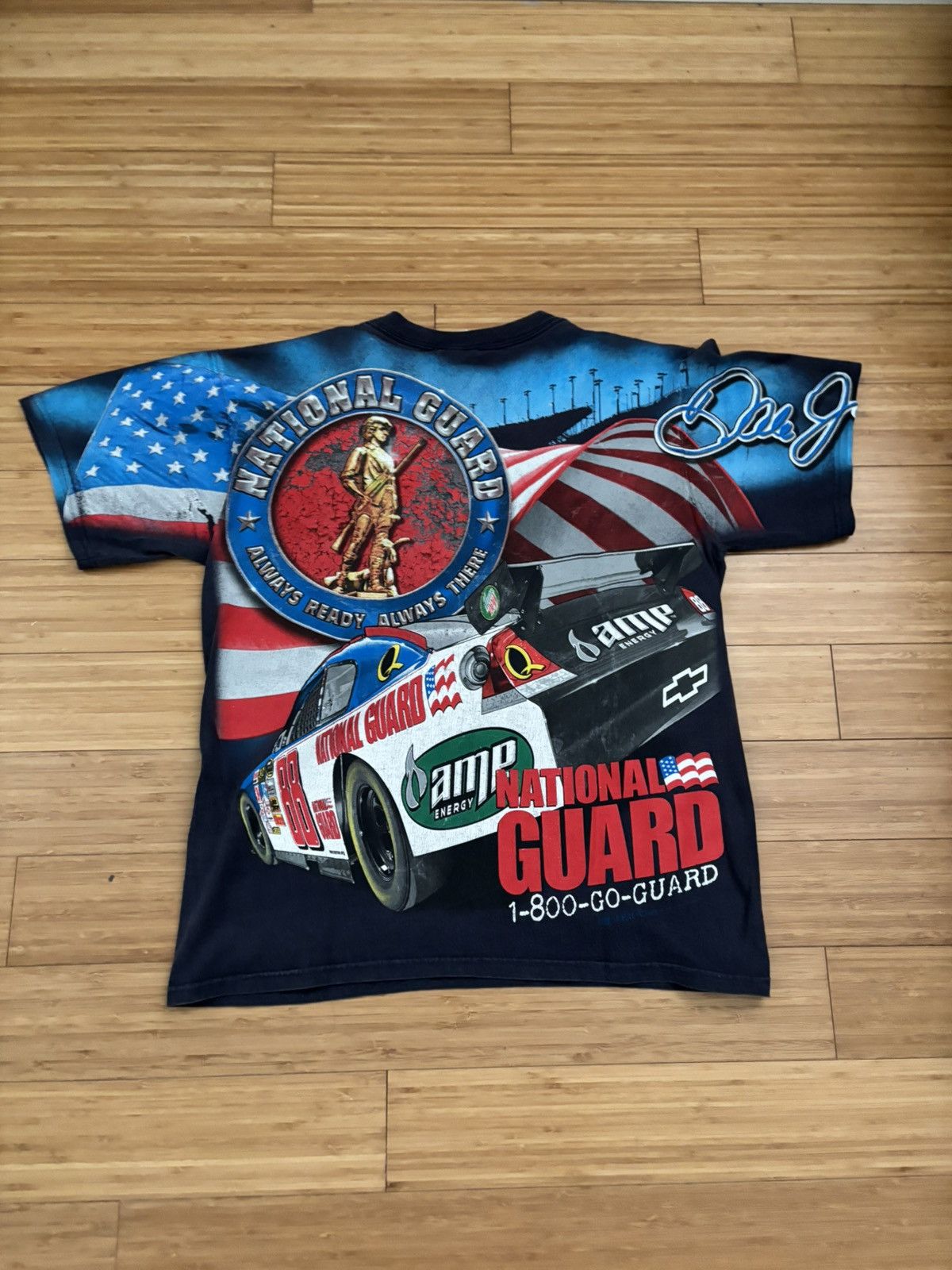 Chase Authentics × Vintage Dale Earnhardt Jr. NASCAR all-over print (aop) 1998 tee Size US M / EU 48-50 / 2 - 2 Thumbnail