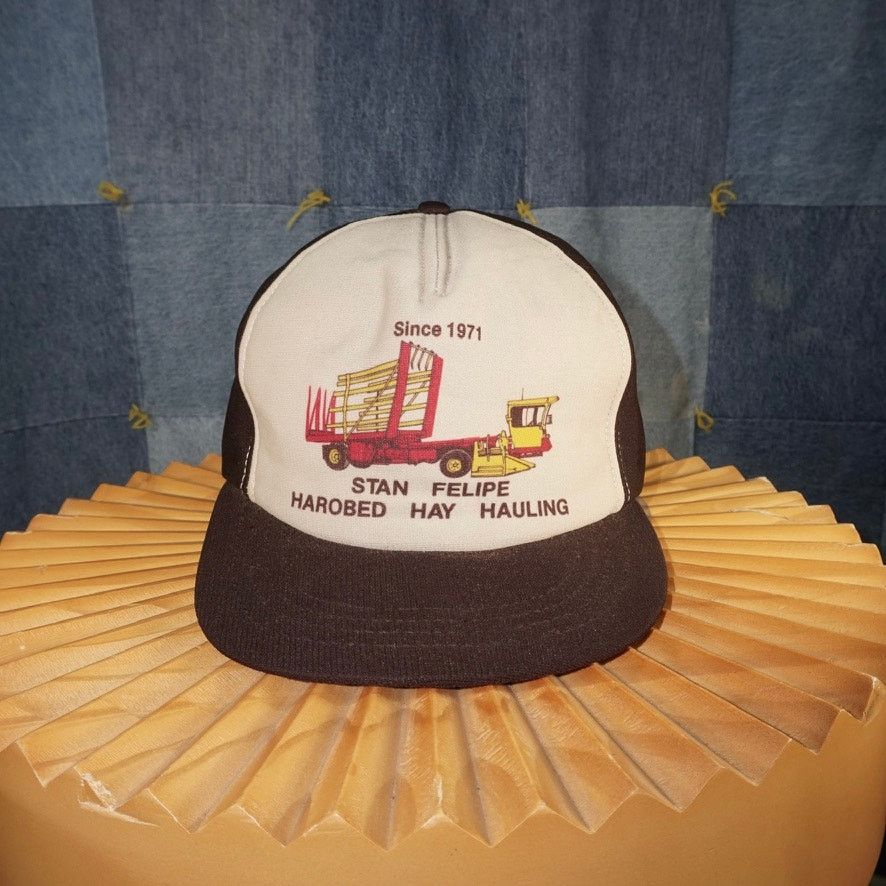 Vintage OSFA - Vintage Y2K Stan Felipe,harobed hay hauling 90s hat Size ONE SIZE - 1 Thumbnail