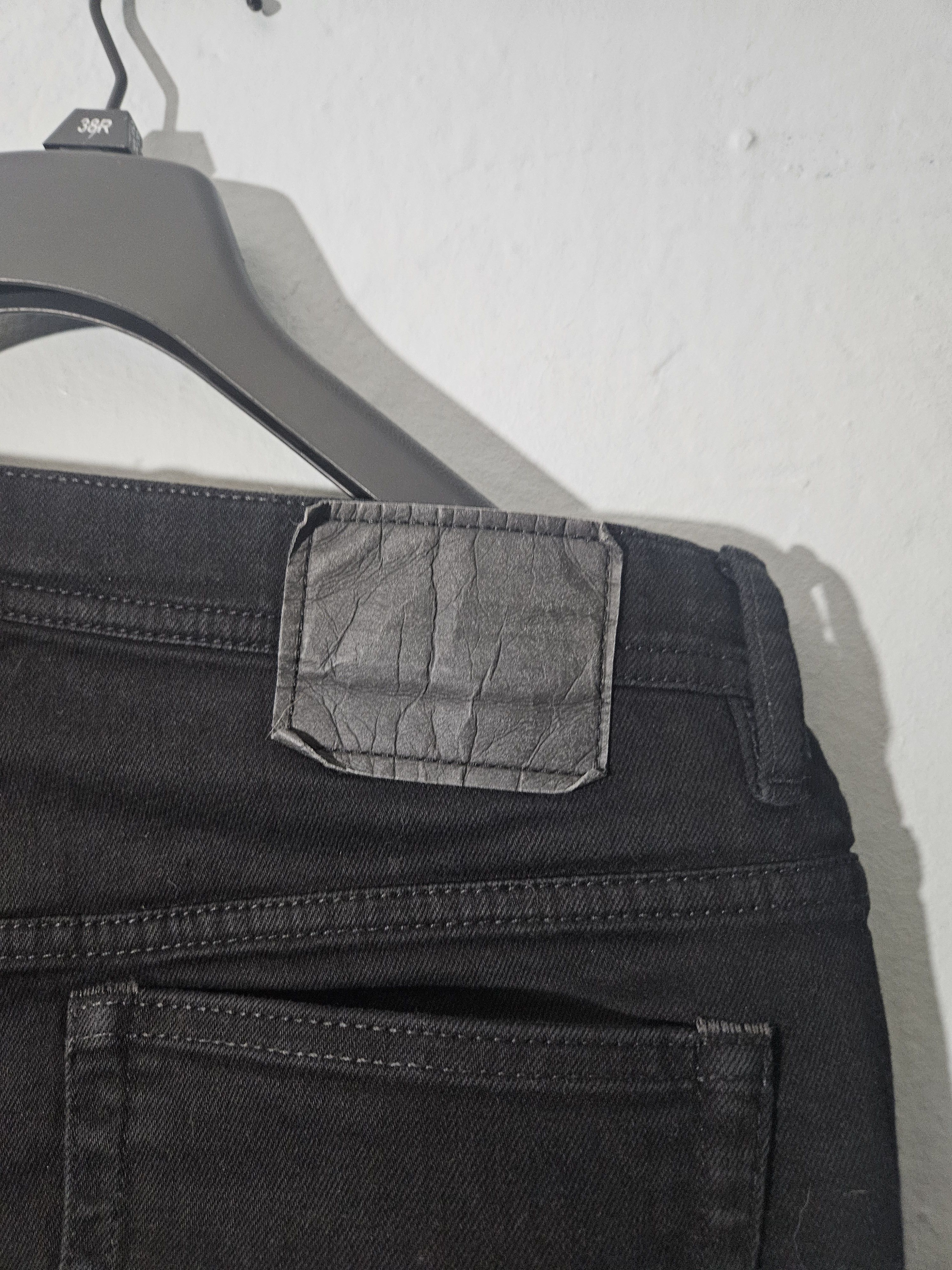 Acne Studios Blå Konst River Stay Black Bach Patch Denim Jeans Size US 32 / EU 48 - 7 Thumbnail