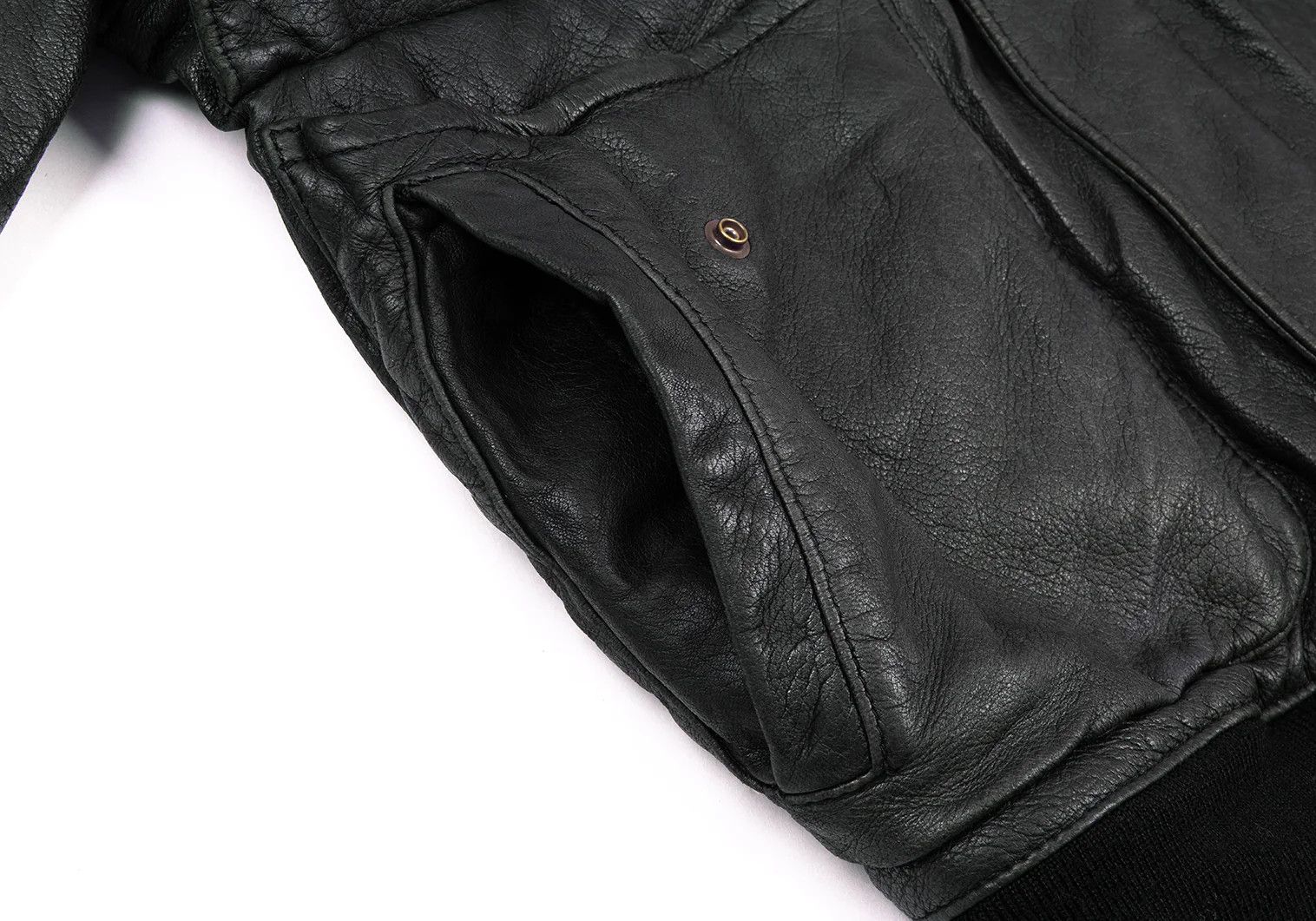Jean Paul Gaultier Lambskin A2 Jacket in Navy Black Size 48 Size US M / EU 48-50 / 2 - 10 Thumbnail