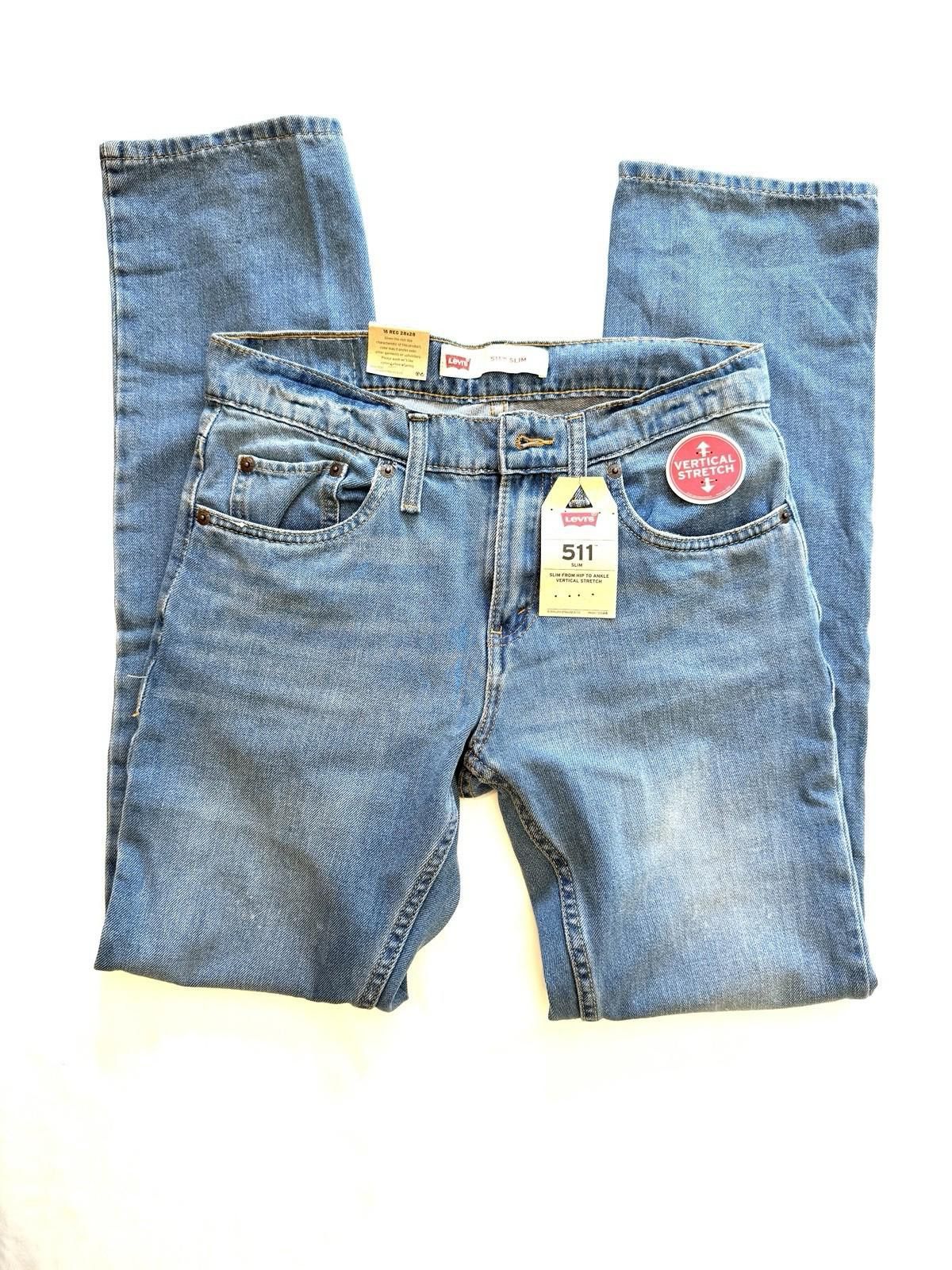 Levi's Levi's 511 Slim Fit Men's Jeans Medium Blue Wash NWT Size US 34 / EU 50 - 4 Thumbnail