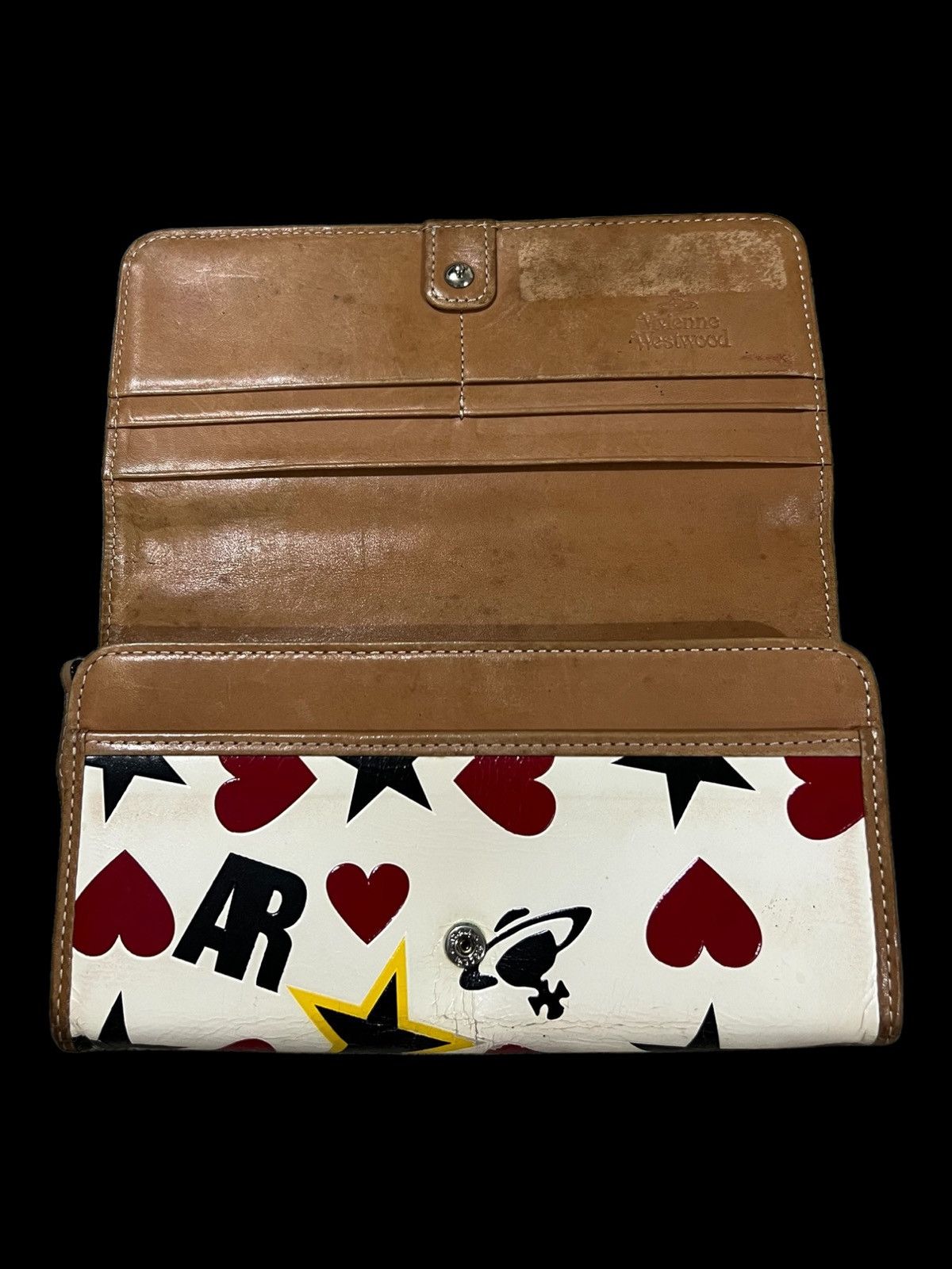 Vivienne Westwood OG Vivienne Westwood Orb Logo "Star & Heart" Leather Wallets Size ONE SIZE - 4 Thumbnail