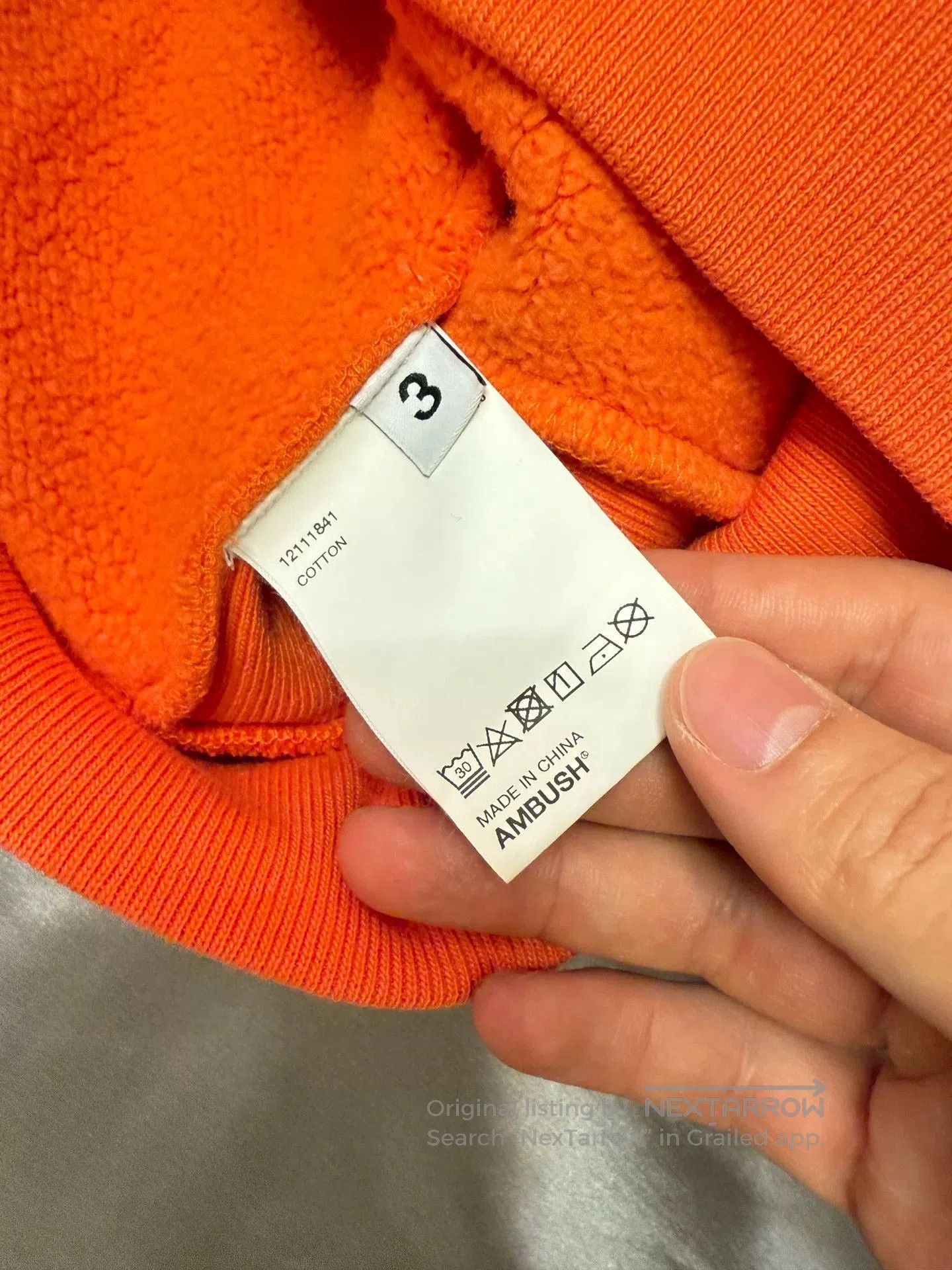Ambush Design ambush orange sweatshirt size 3 for sale. Size US L / EU 52-54 / 3 - 6 Thumbnail