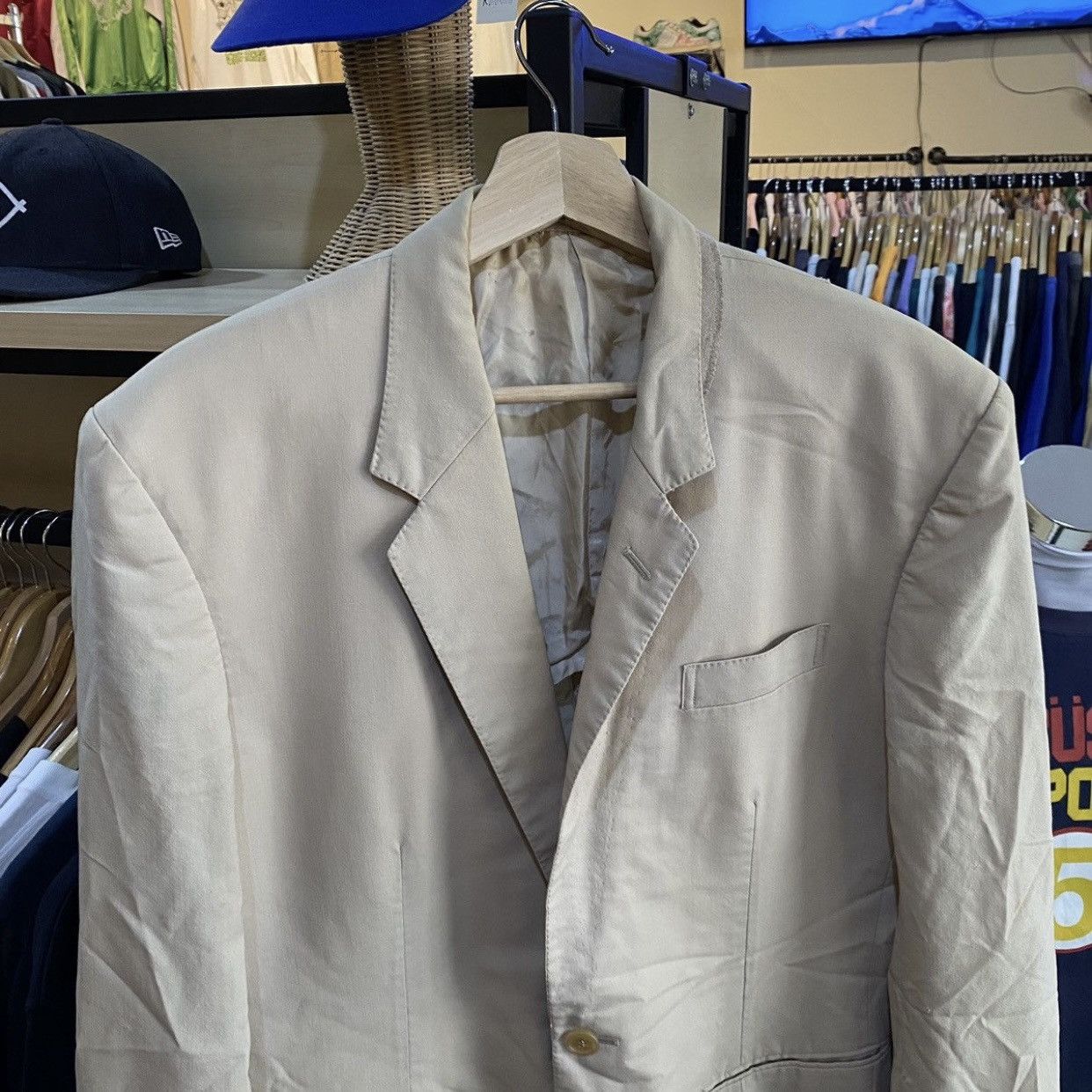 Yohji Yamamoto Yohji Yamamoto Y's For Men Ivory 2-Button Tailored Archive Size US M / EU 48-50 / 2 - 3 Thumbnail