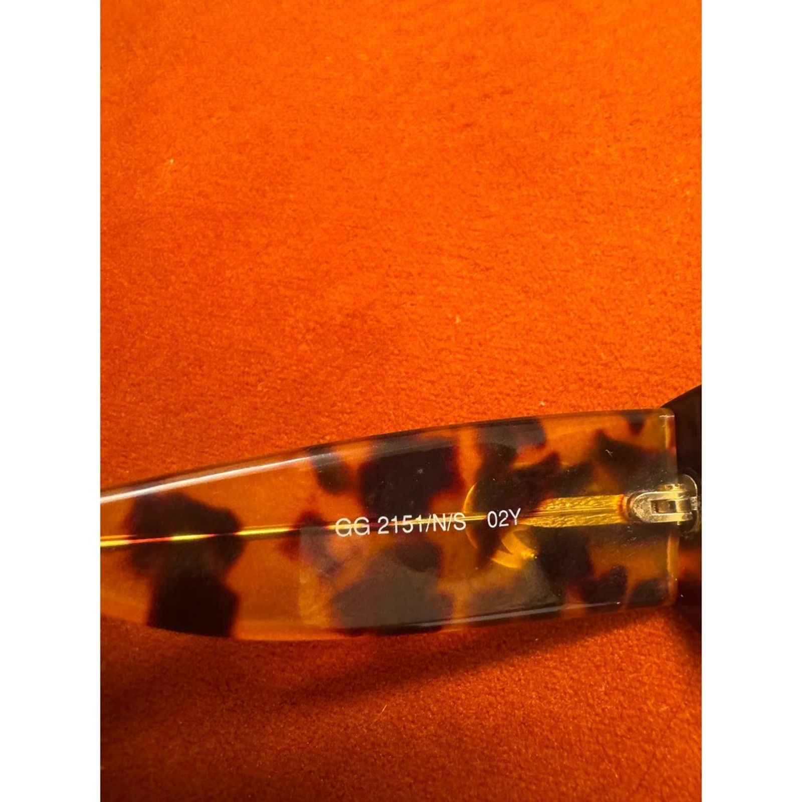 Gucci Gucci GG 2151/N/S Tortoiseshell Sunglasses with Gold Logo Size ONE SIZE - 4 Thumbnail