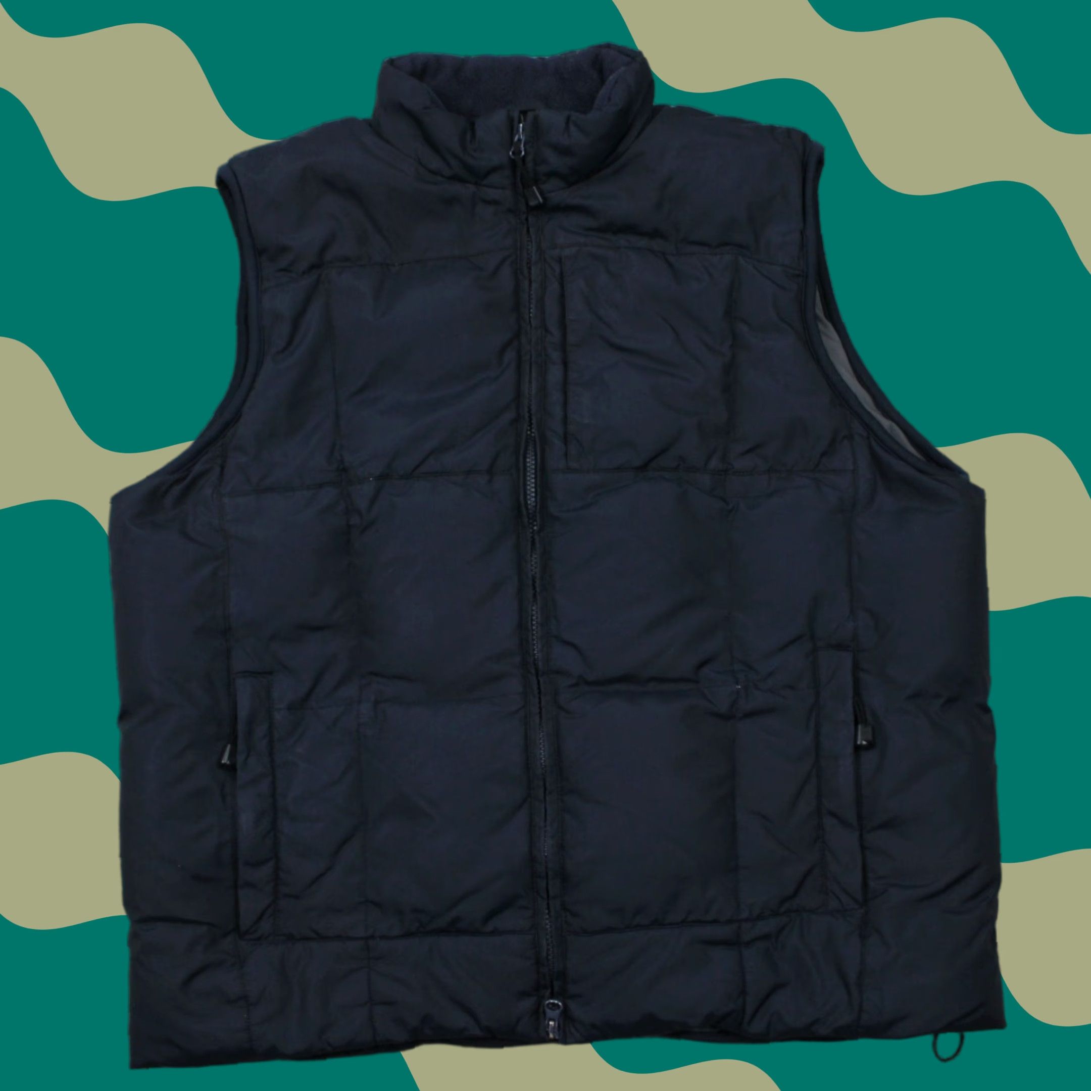 Eddie Bauer Eddie Bauer Goose Down Vest Mens Large Tall Blue Full Zip Sleeveless Jacket - 90s Classic Outdoor Puffer Jacket Mens Size LT Big & Tall Size US L / EU 52-54 / 3 - 1 Thumbnail