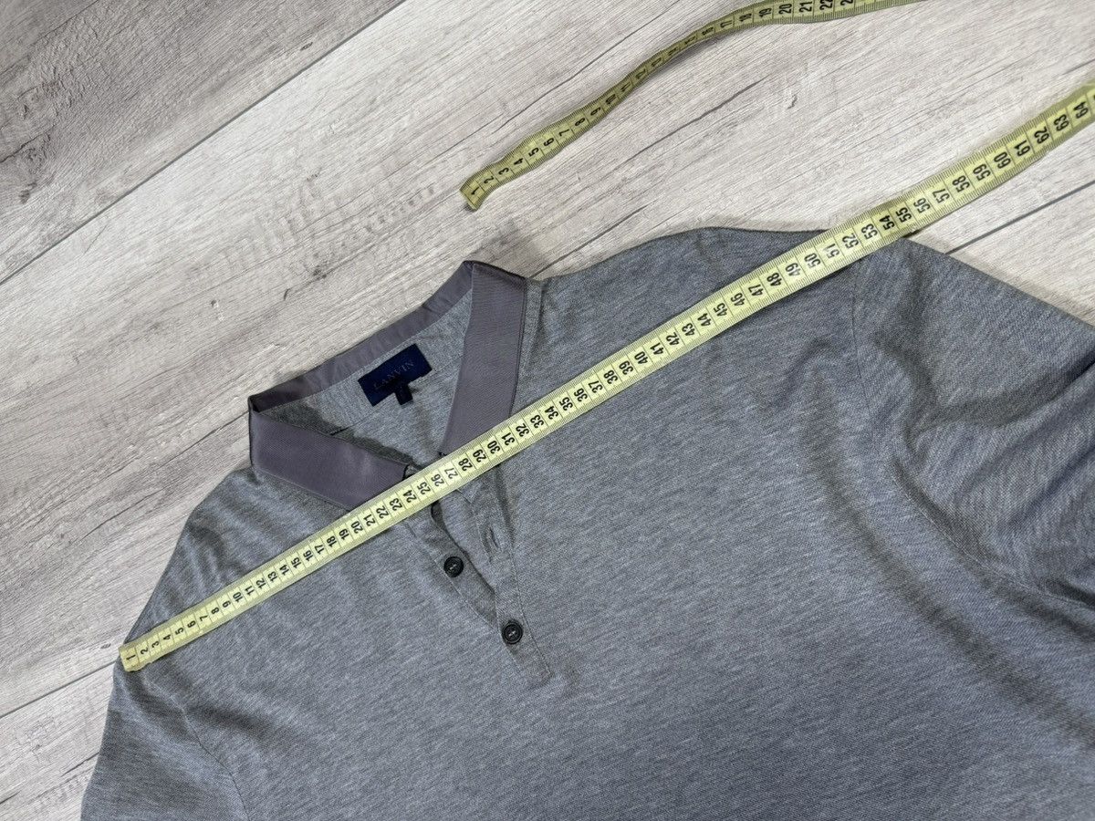 Lanvin Lanvin Long Sleeve Grosgrain Collar Polo Shirt Size US L / EU 52-54 / 3 - 9 Thumbnail