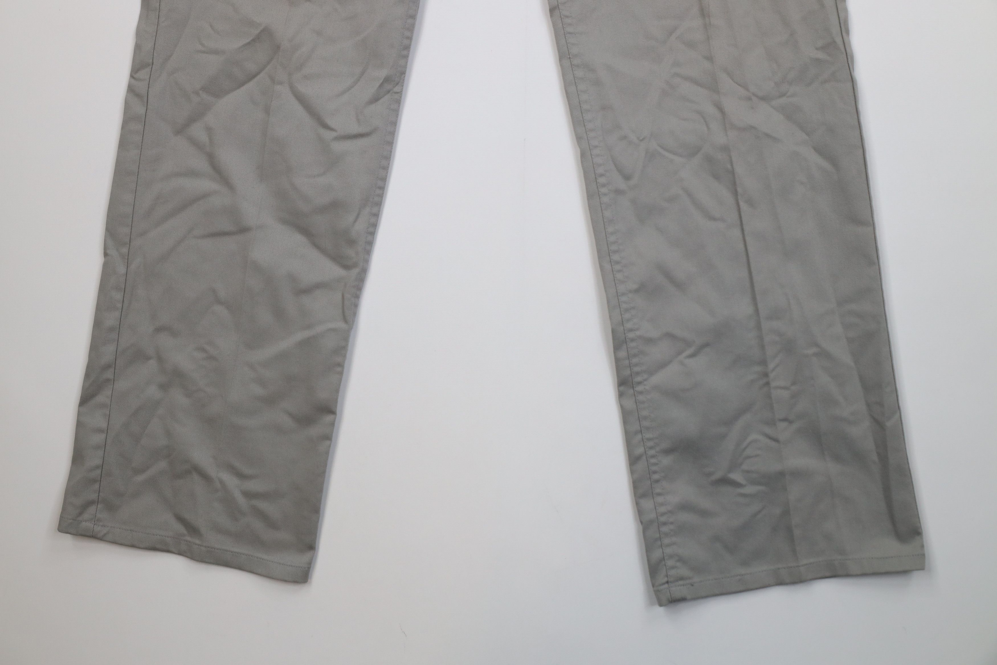 Vintage Vintage 70s Streetwear Flared Wide Leg Twill Pants Gray Size US 36 / EU 52 - 4 Thumbnail
