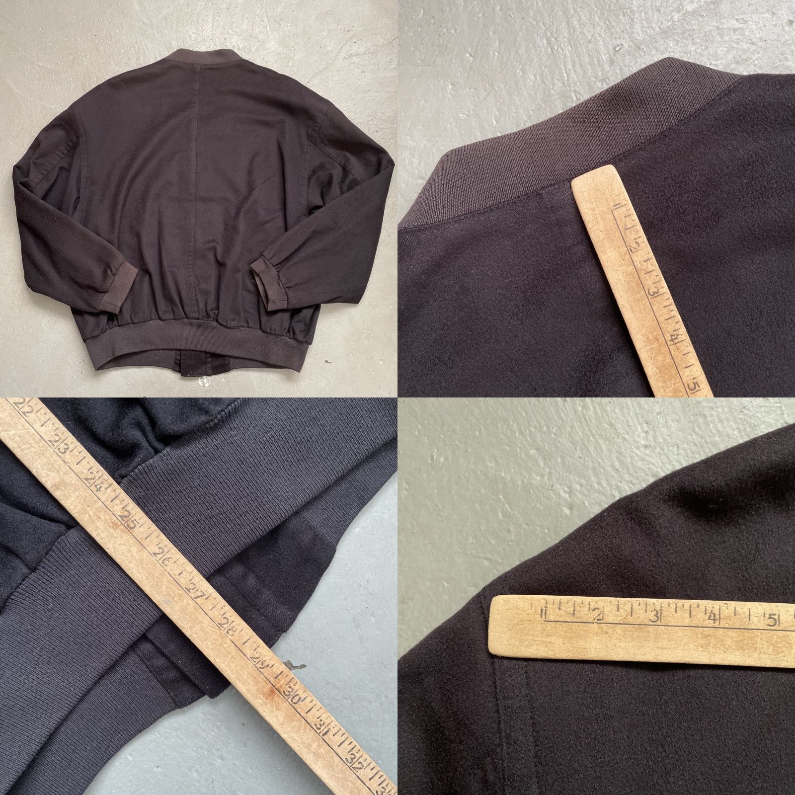 Hugo Boss VINTAGE Hugo Boss Bomber Jacket 56 Cashmere Black Unisex Adults 90s 80s Designer Classic Jacket Mens Womens Size US XL / EU 56 / 4 - 8 Thumbnail