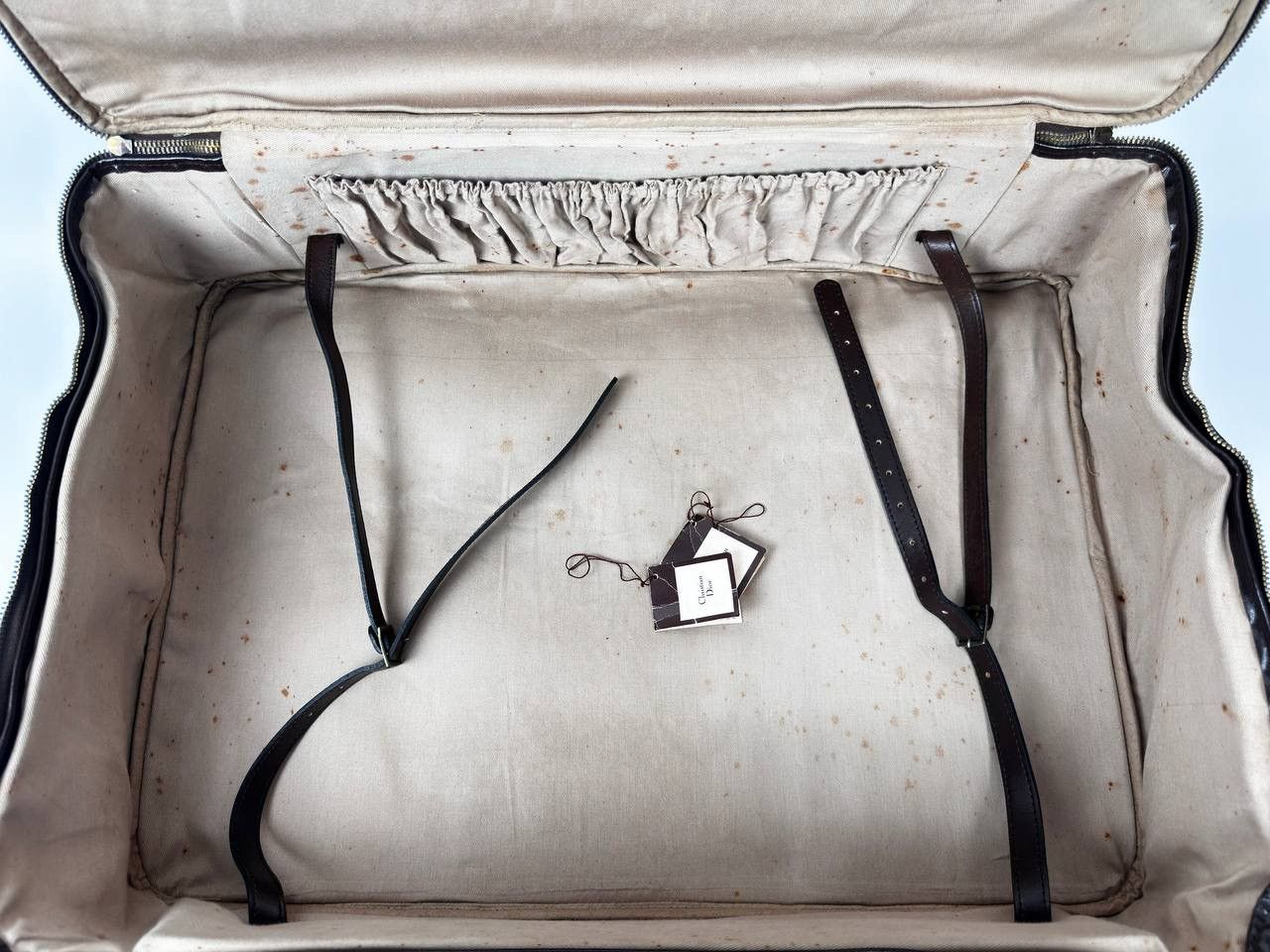Dior × Vintage Dior Monogram Cloth Luggage Bag Size ONE SIZE - 13 Thumbnail