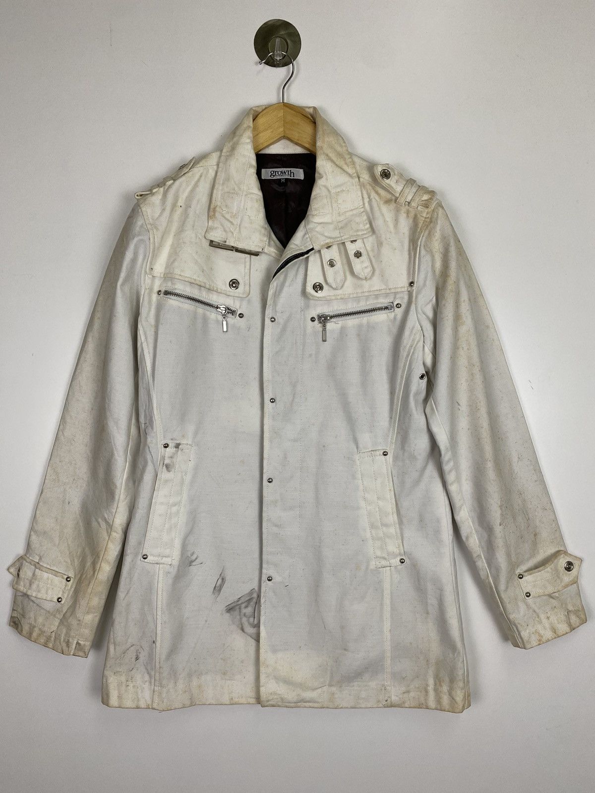 image of Archival Clothing x In The Attic Vintage In The Attic Jacket in White, Men's (Size Medium)