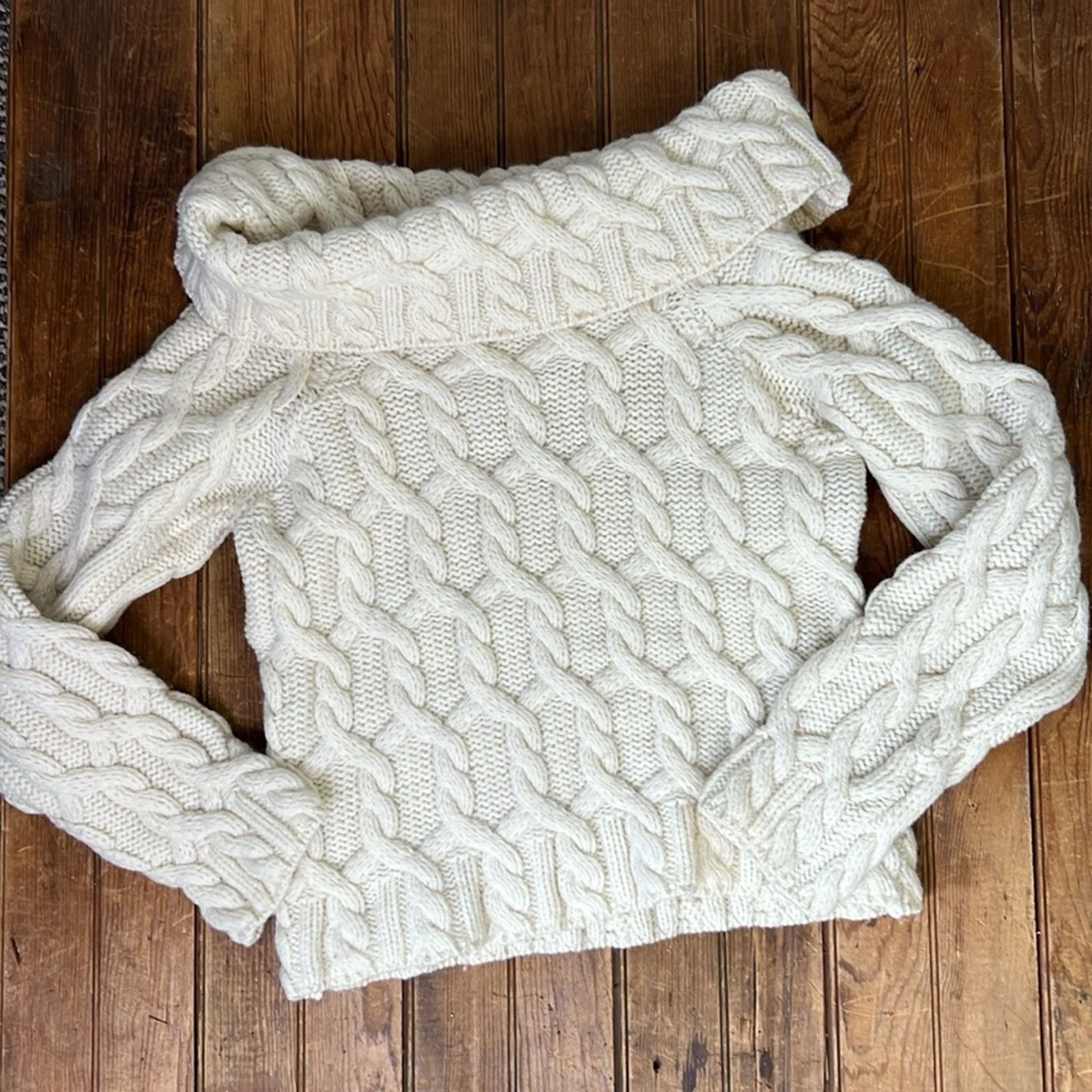Paul James Women’s Paul James chunky cropped cable knit sweater Size S / US 4 / IT 40 - 6 Thumbnail