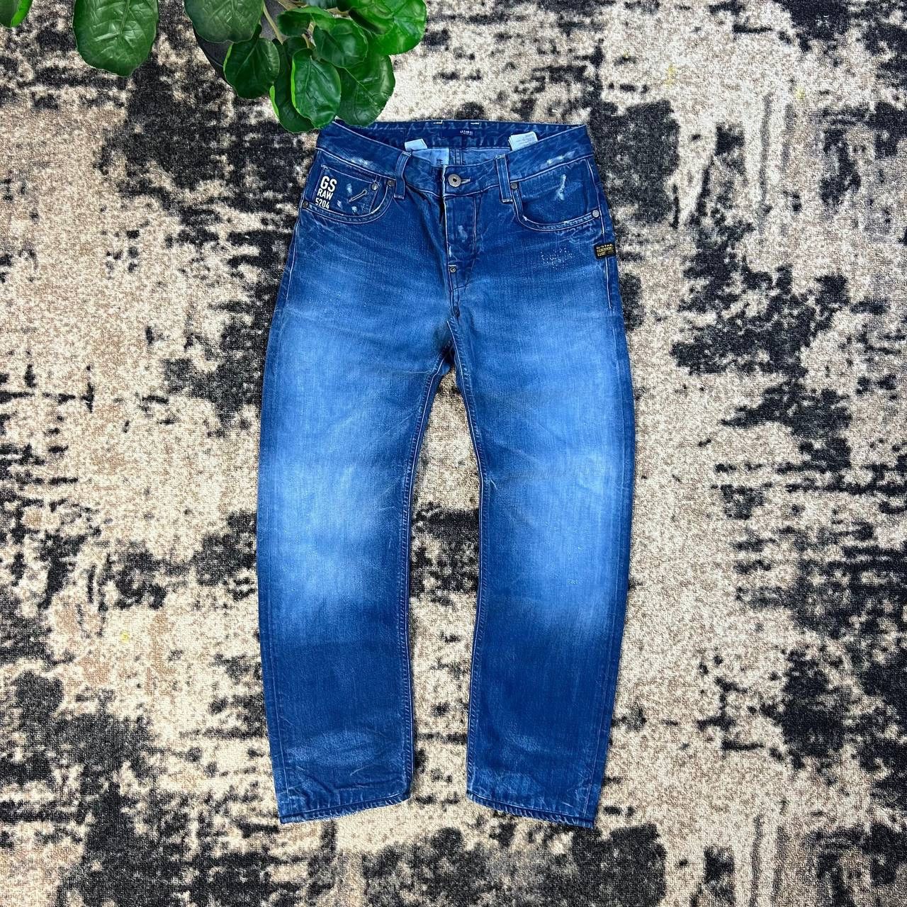 G-Star G-Star Raw Vintage Distressed Style Blue Denim Jeans Size US 30 / EU 46 - 2 Thumbnail