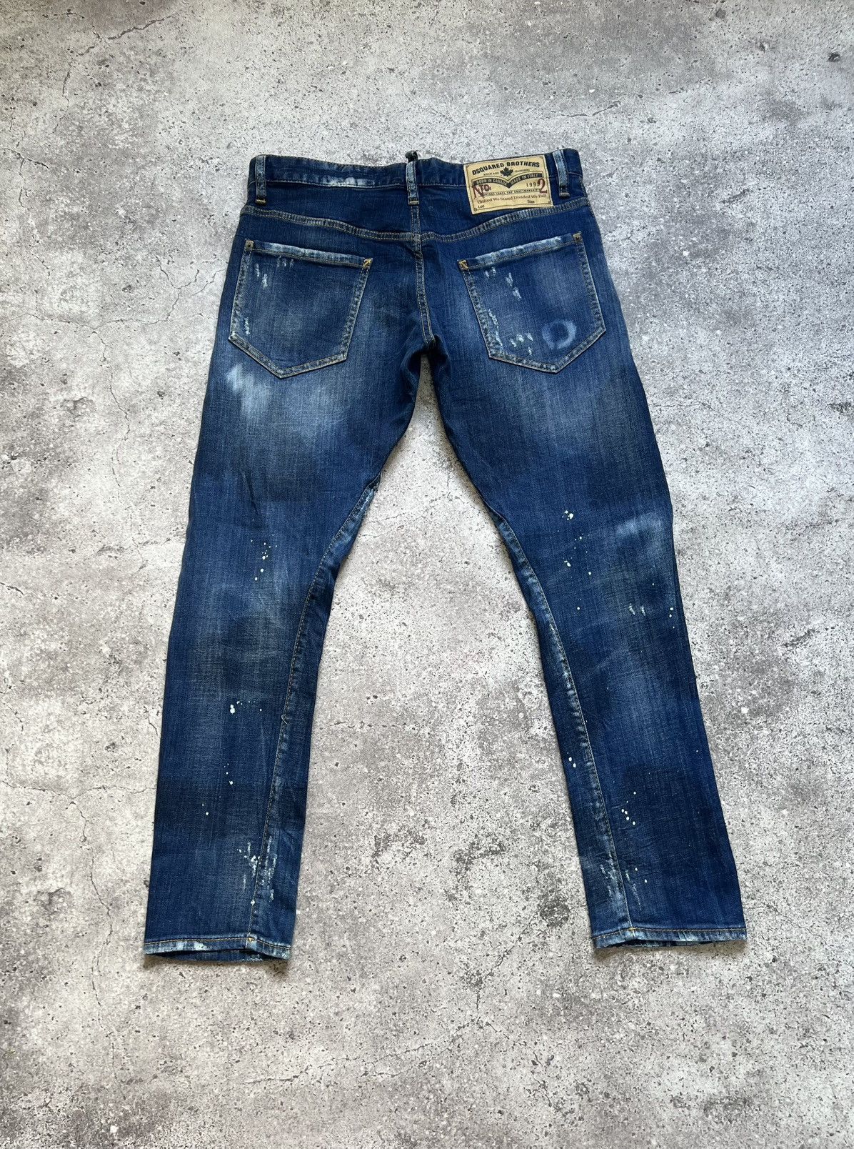 Dsquared2 Dsquared2 Men's Distressed Denim Sexy Twist Jeans Casual Size US 32 / EU 48 - 8 Thumbnail