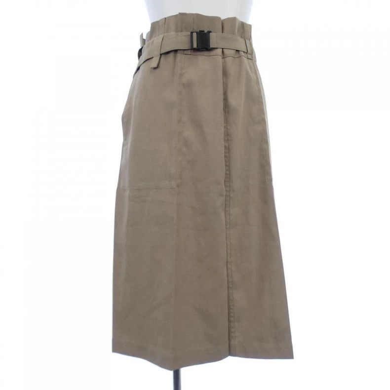 Issey Miyake Issey Miyake size:one size Brown elastic skirt Size 32" / US 10 / IT 46 - 1 Thumbnail