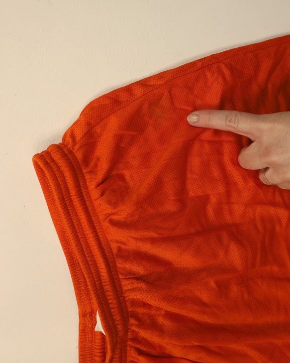 Russell Athletic × Vintage Vintage 90s Russell Athletic Above Knee Shorts Orange Nylon Size US 36 / EU 52 - 8 Thumbnail