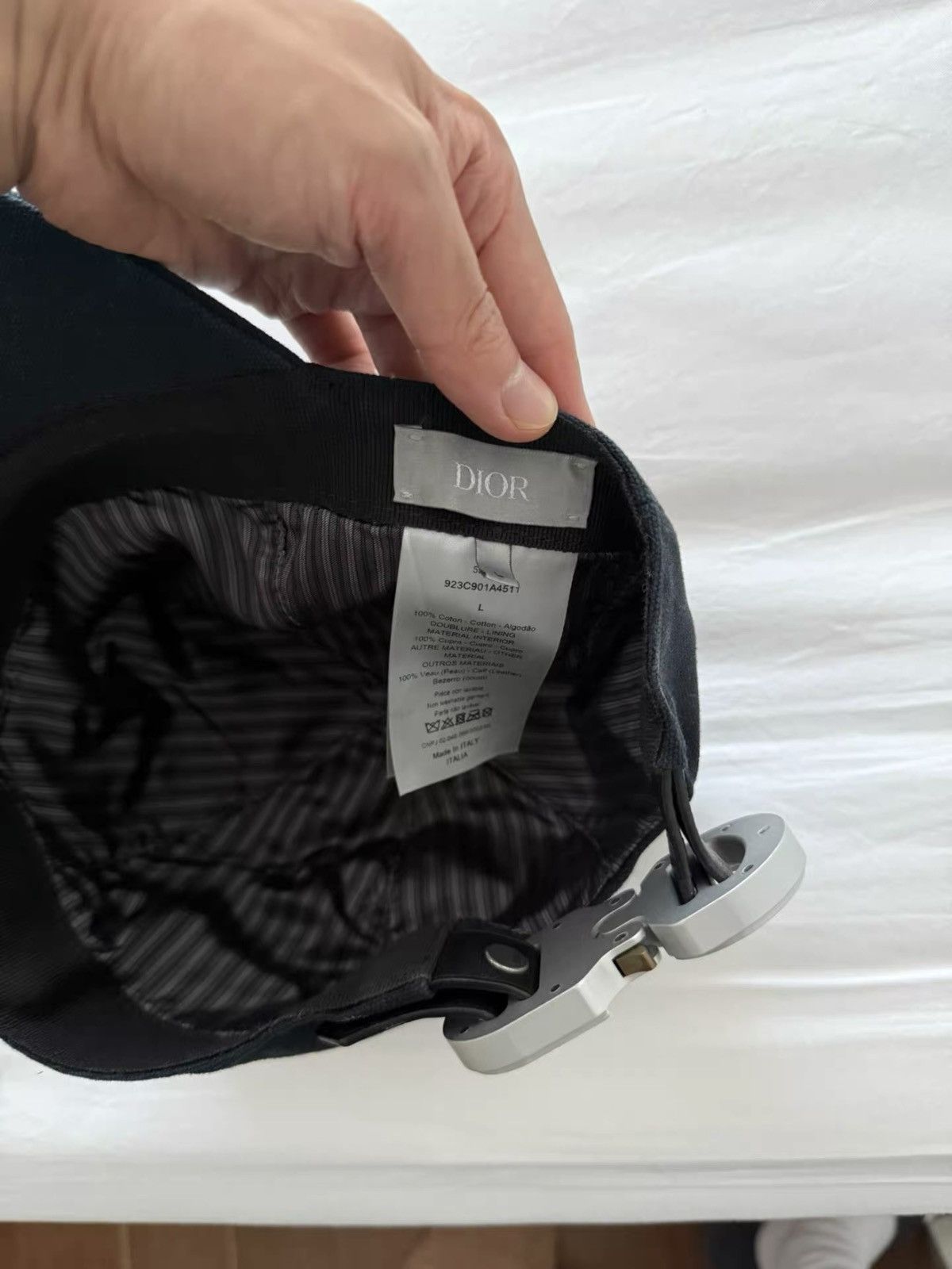 Alyx × Dior buckle baseball cap Size ONE SIZE - 3 Thumbnail
