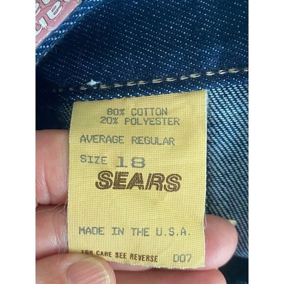 Sears Vintage Sears Jeans That Fit Sz 18 Plus Average Regula High Size 32" / US 10 / IT 46 - 12 Thumbnail