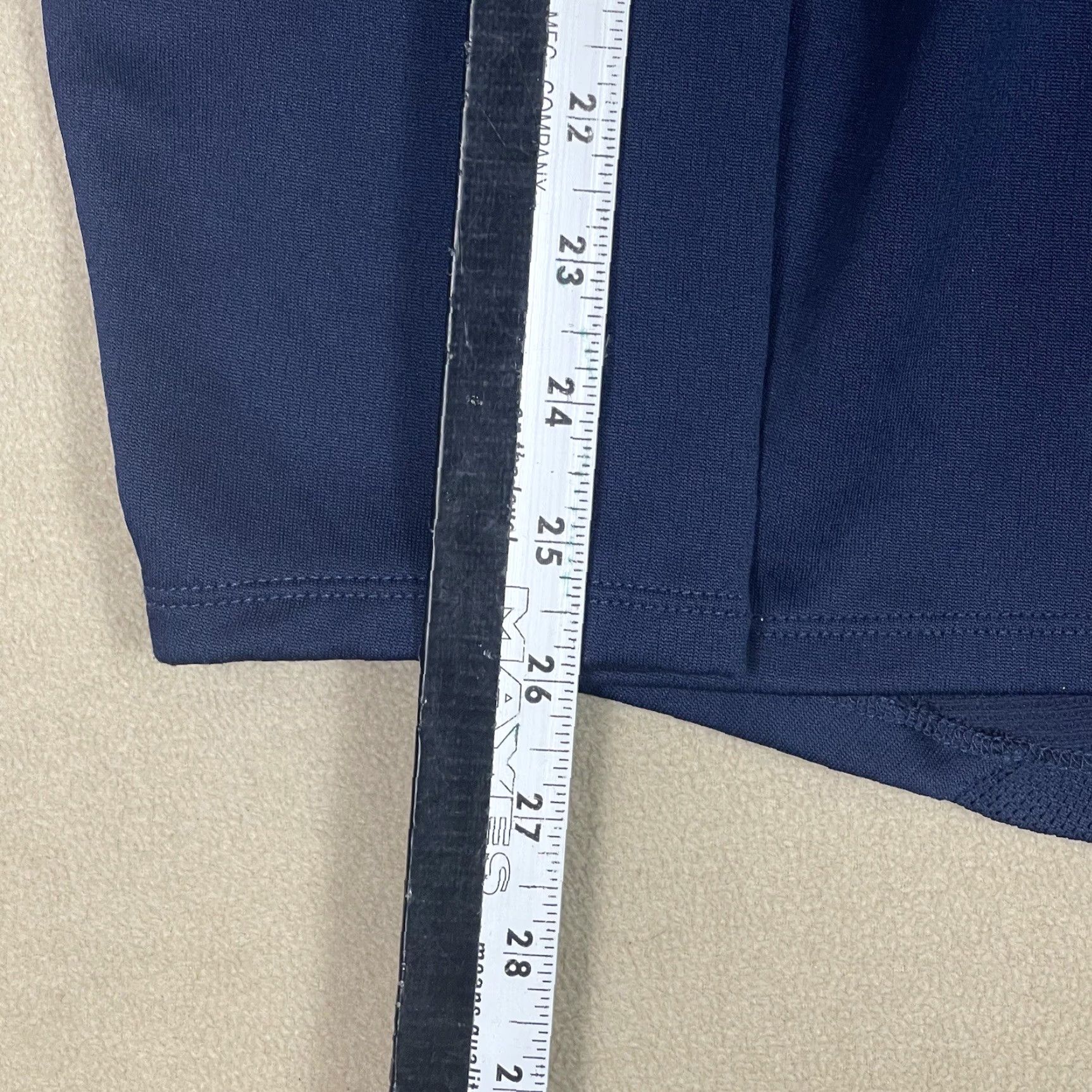 Nike Nike Mens L 1/4 Zip Long Sleeve Mock Neck Blue Logo Shirt Size US L / EU 52-54 / 3 - 5 Thumbnail