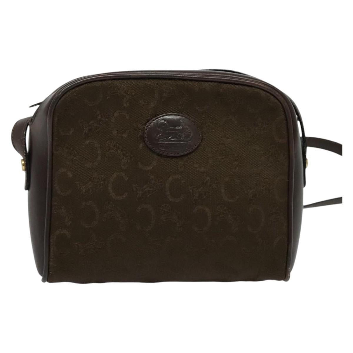 Celine CELINE C Sulky Shoulder Bag Canvas Brown Gold Size ONE SIZE - 2 Thumbnail