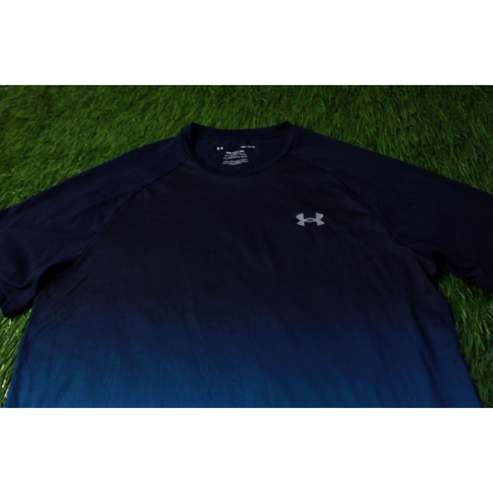 Under Armour Nike Under Armour Tech Tee Shirt Mens M Blue 2021 Jersey Short Sleeve Crew Neck Training Compression Tee 100% Polyester Size US M / EU 48-50 / 2 - 2 Thumbnail