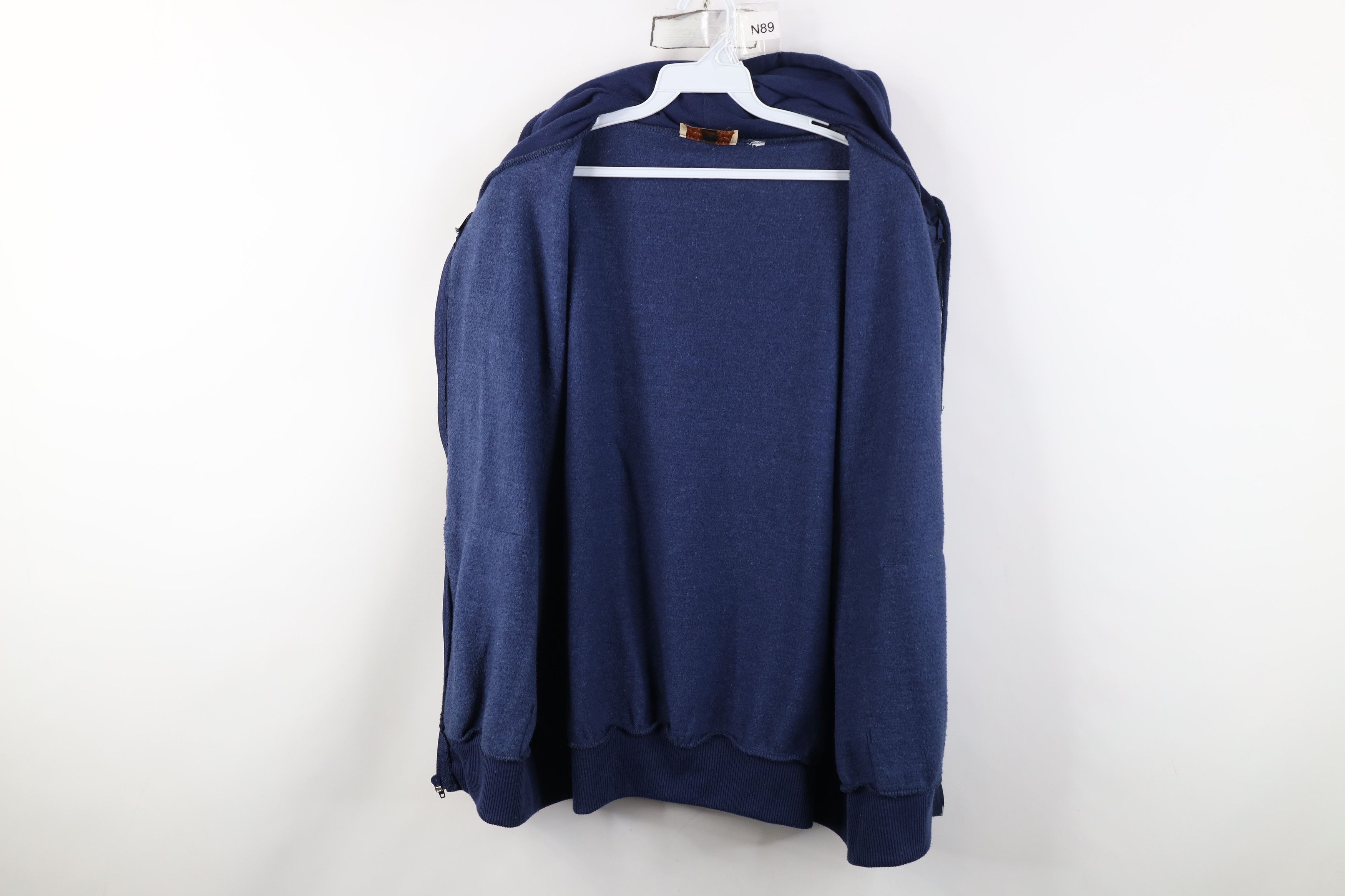 Vintage Vintage 90s Streetwear Sleeveless Full Zip Hoodie Sweatshirt Size US XXL / EU 58 / 5 - 9 Thumbnail