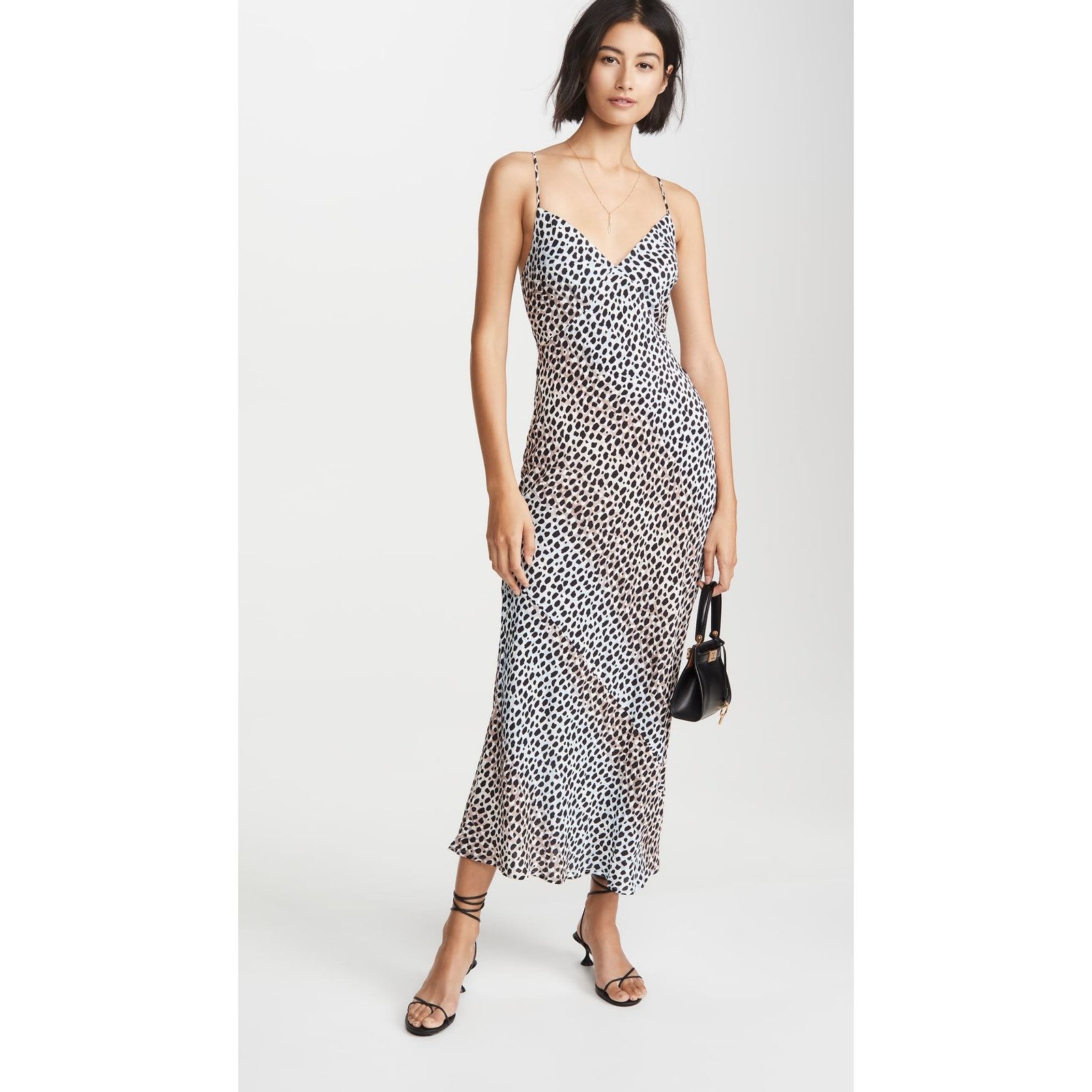 Anthropologie New Suboo Amelie Cheetah Print Slip Midi Dress X-Small Size XS / US 0-2 / IT 36-38 - 1 Thumbnail
