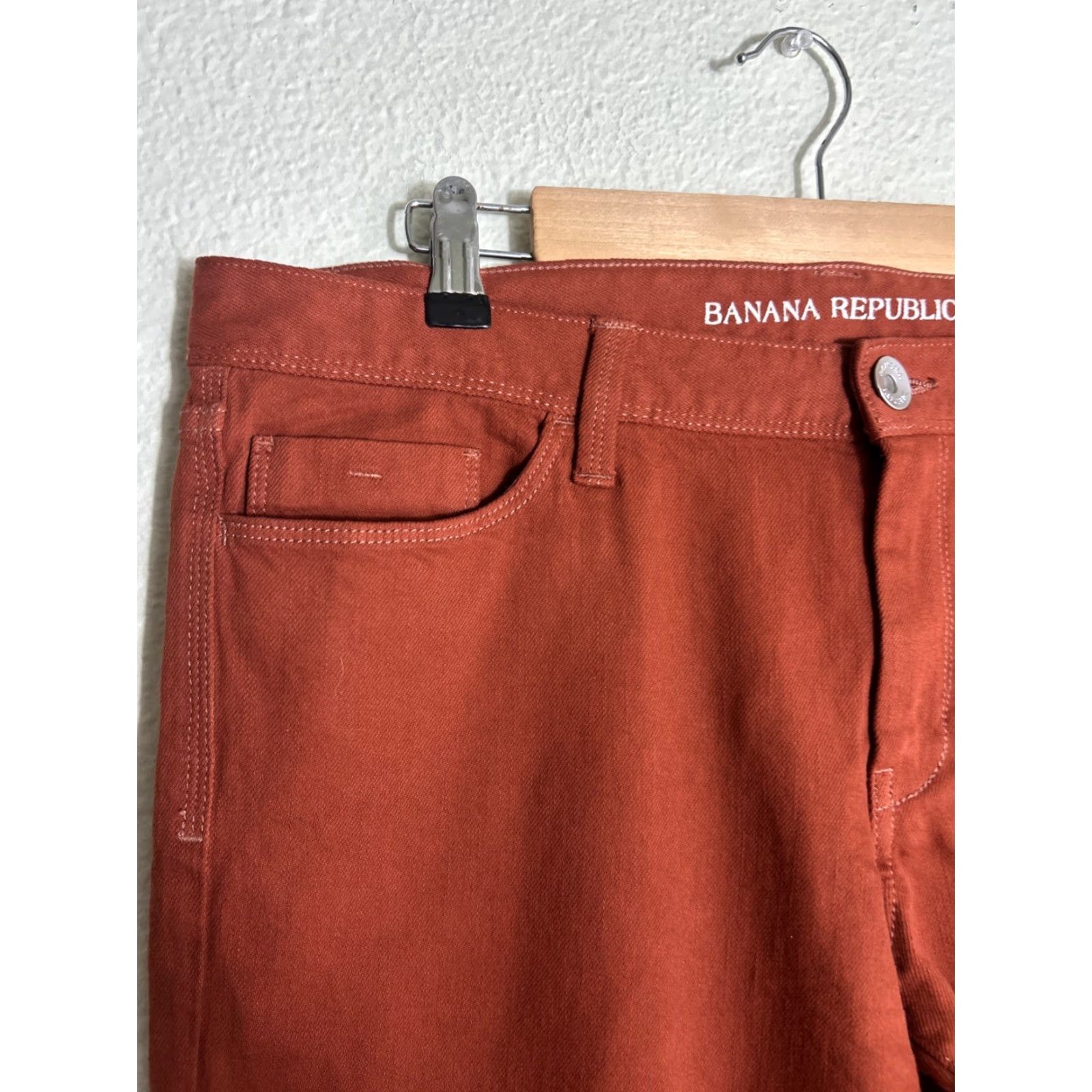 Banana Republic Banana Republic Skinny Jeans Womens 32 Rusty Low Rise Stretch Denim 5-Pocket Zip Button Inseam 28 Regular Slim Size 24" / US 00 / IT 34 - 4 Thumbnail