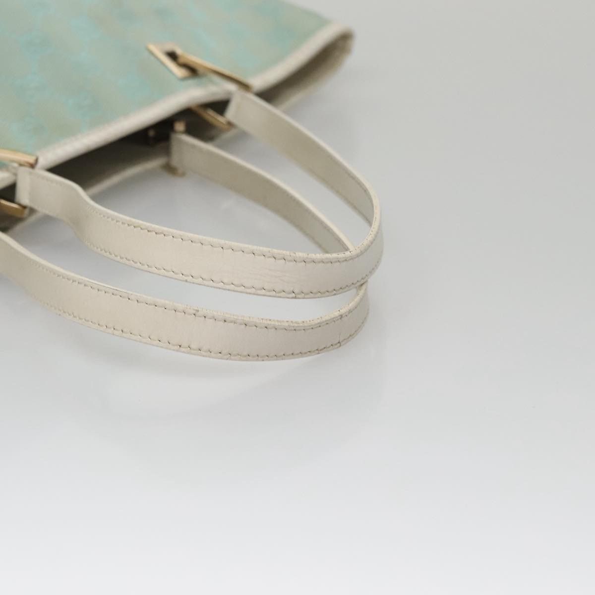 Gucci GUCCI GG Canvas Tote Bag Peppermint White Size ONE SIZE - 7 Thumbnail
