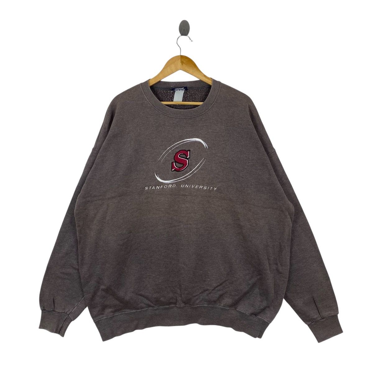 Vintage VTG 90s JanSport Stanford University Sweatshirt XXL Boxy Size US XXL / EU 58 / 5 - 1 Thumbnail