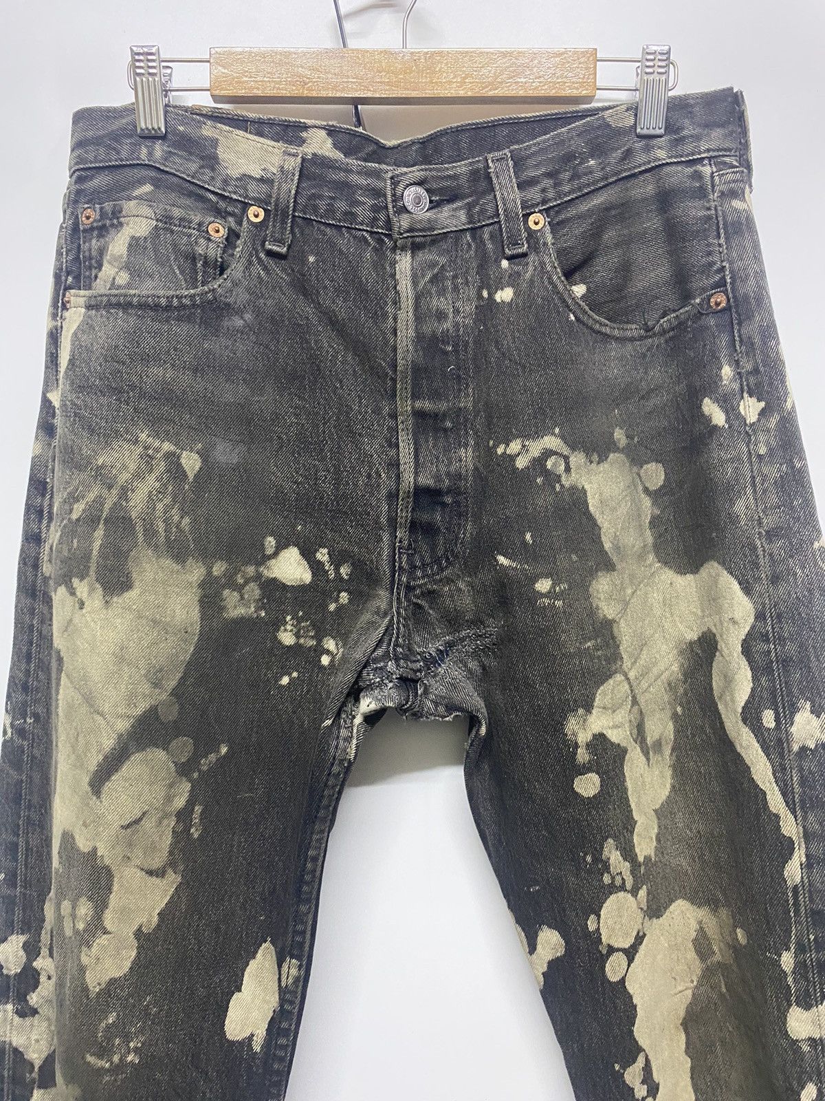 Levi's Vintage Levi’s 501 WPL 423 Distressed Denim Jeans Size US 32 / EU 48 - 3 Thumbnail