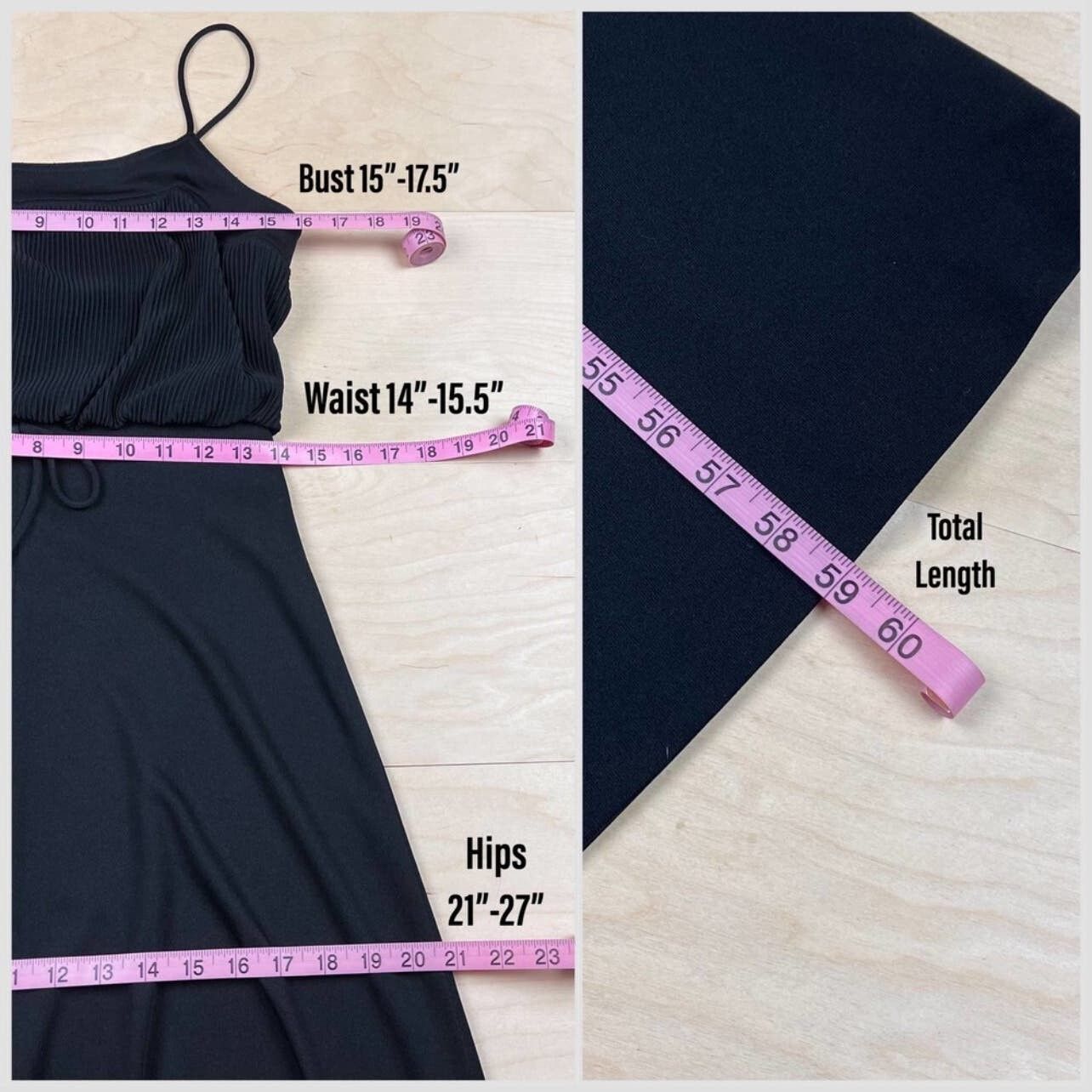 Vintage Vintage 1970s Black Sleeveless A-Line Maxi Dress Size S / US 4 / IT 40 - 6 Preview