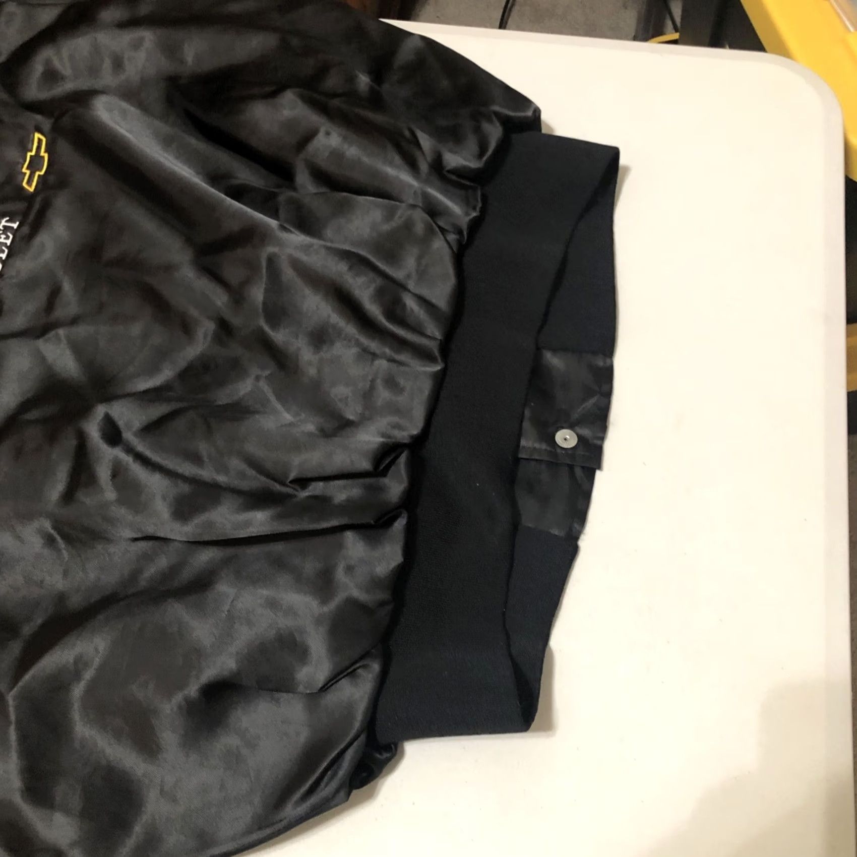 Vintage VINTAGE Don Alleson Sportswear Chevrolet Bomber Jacket Adult XL Black Satin Heartbeat 90s Cars Jacket Mens Size US XL / EU 56 / 4 - 3 Thumbnail