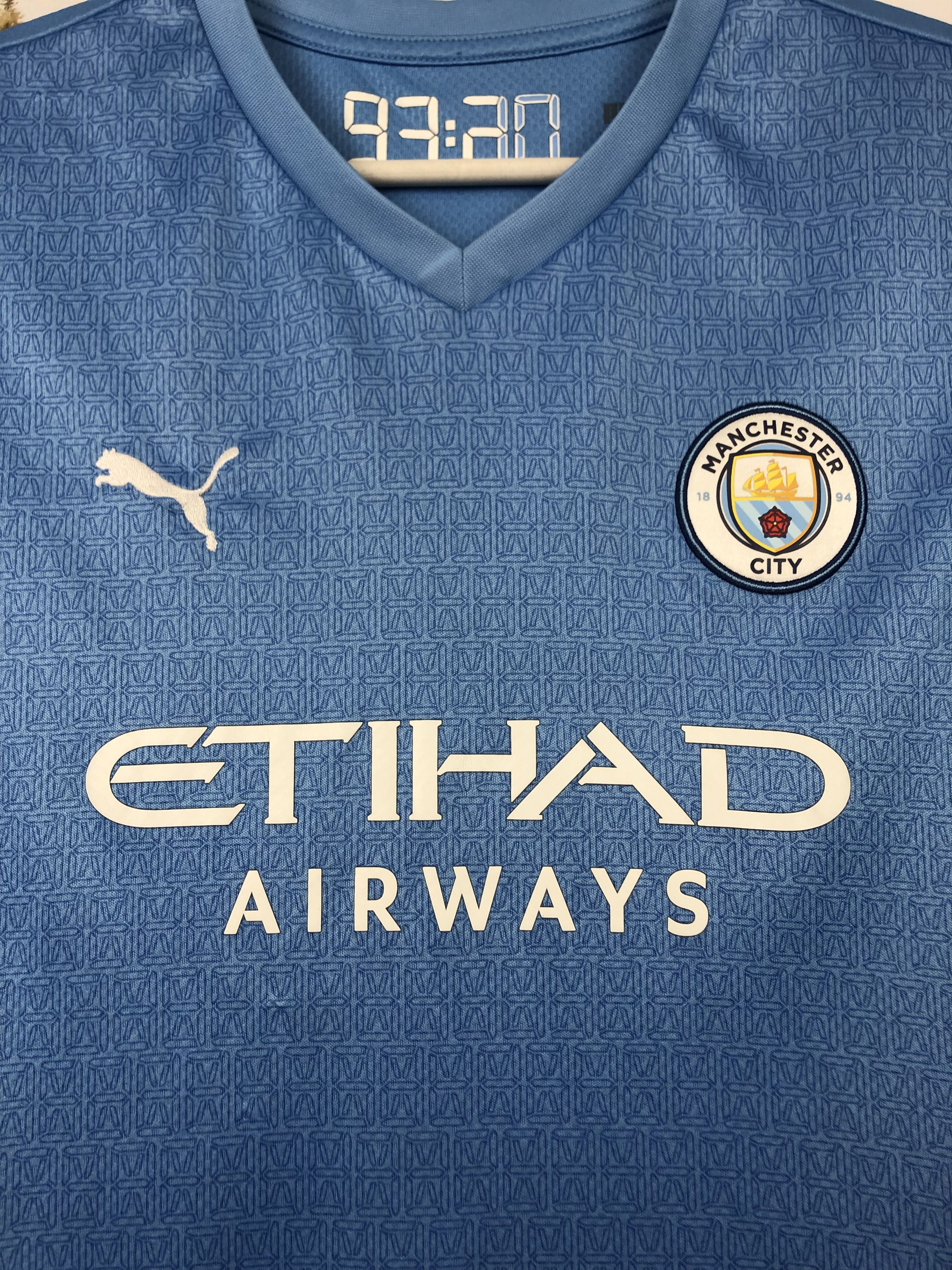 Puma Manchester City football shirt 2021 Soccer Jacket Tee Hype Size US S / EU 44-46 / 1 - 3 Thumbnail