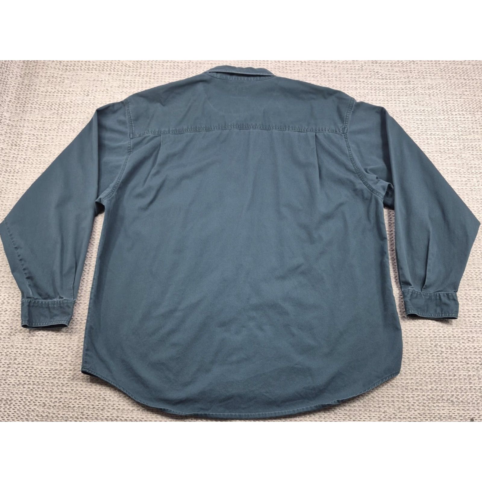 Bugle Boy VTG Bugle Boy Button-Up Shirt Mens 2XL Green Long Sleeve Crest Logo Size US XXL / EU 58 / 5 - 6 Thumbnail