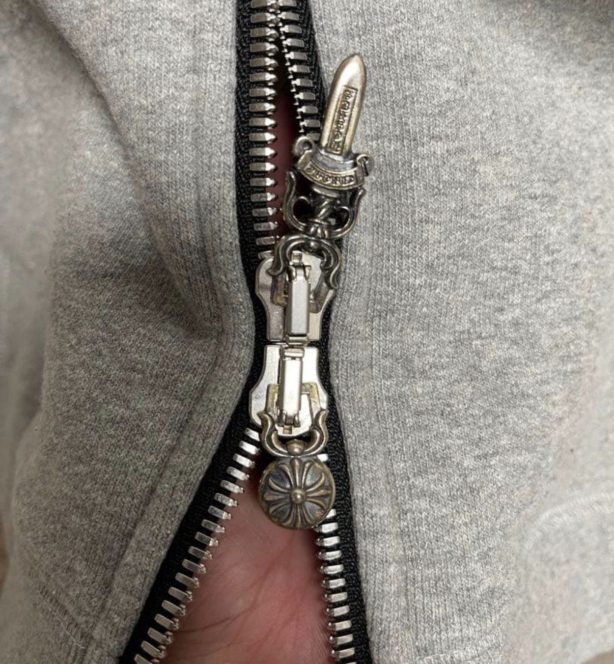 Chrome Hearts Chrome hearts Y Not Zip Ch Plus Cross Patch hoodie Size S Size US S / EU 44-46 / 1 - 11 Thumbnail