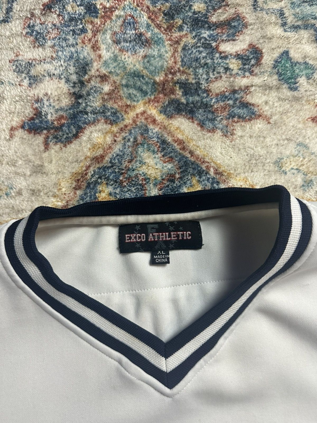 Vintage Vintage Y2K Exco New York Pullover Baseball Jersey Size XL Size US XL / EU 56 / 4 - 3 Thumbnail