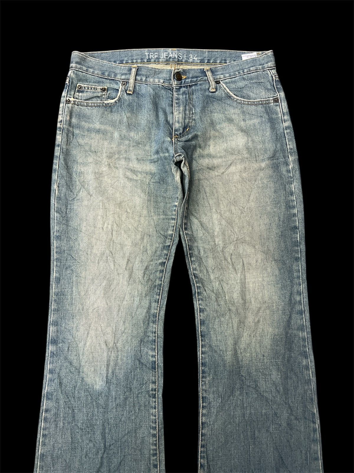 Japanese Brand × Jean FLARED‼️TRF DISTRESSED DENIM PANT Size US 32 / EU 48 - 3 Thumbnail