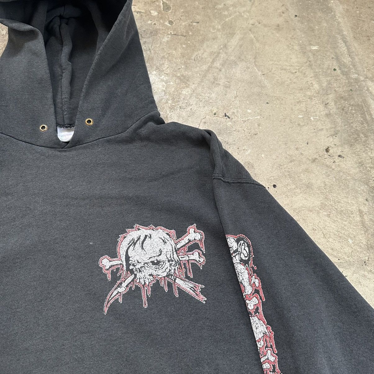 Band Tees Vintage 1994s WIZO Band PUNK TOUR Hoodie Tshirt Size US XL / EU 56 / 4 - 4 Thumbnail