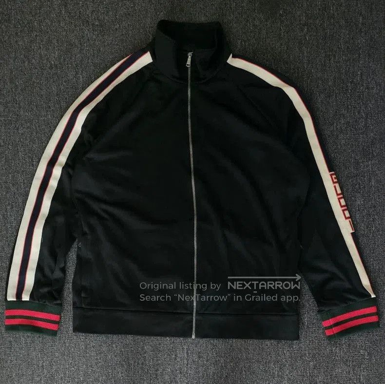 Gucci Gucci Men's Black Track Jacket. Size US XXL / EU 58 / 5 - 1 Thumbnail