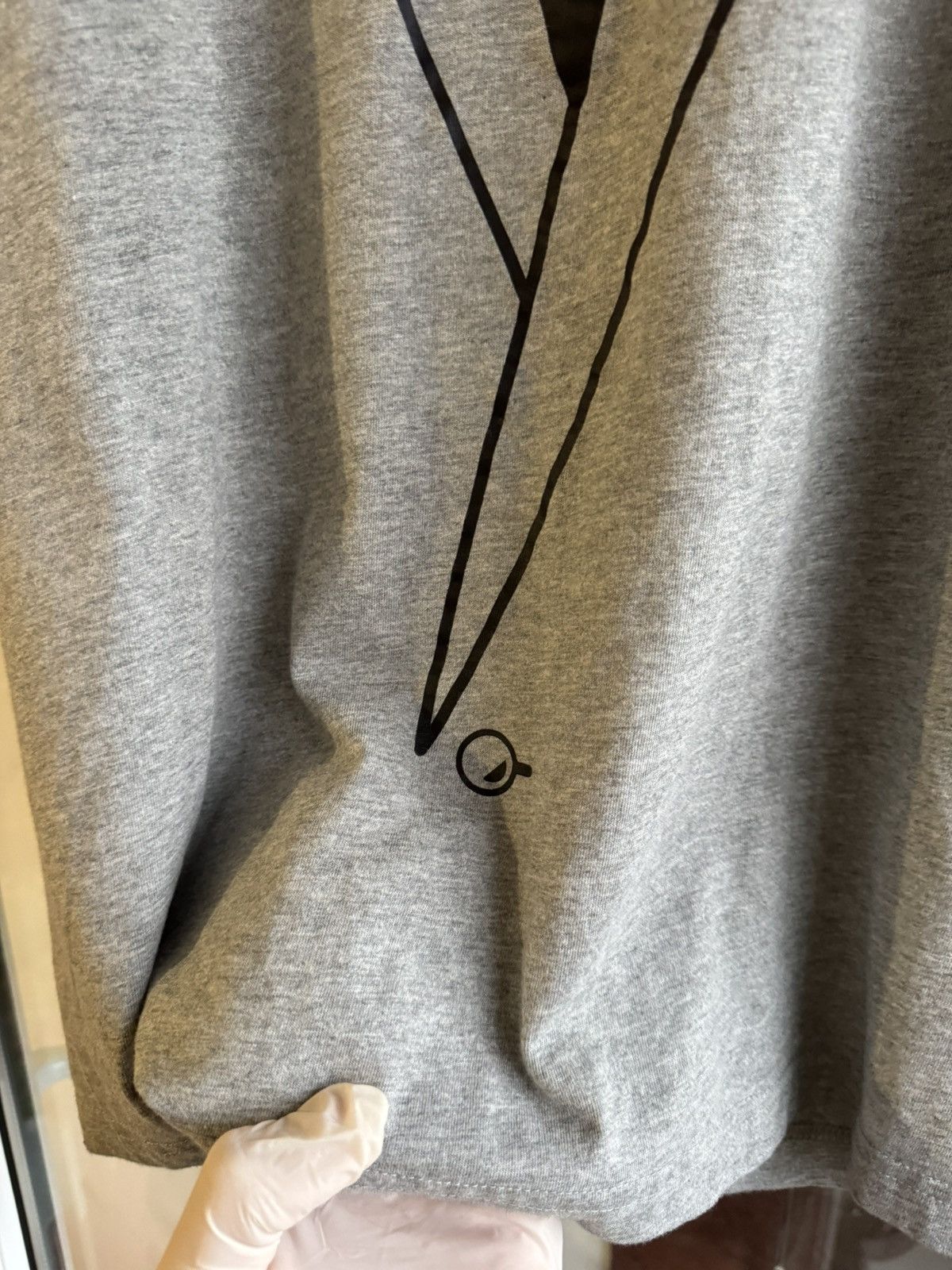 Nike × Off-White Nike x Off-White Virgil Ablo Logo gray Tshirt Size US L / EU 52-54 / 3 - 15 Thumbnail