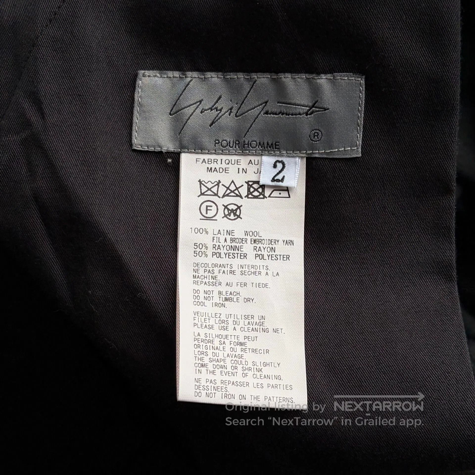 Yohji Yamamoto Yohji Yamamoto 22ss Artistic Embroidered Pants. Size US 44 / EU 60 - 7 Thumbnail
