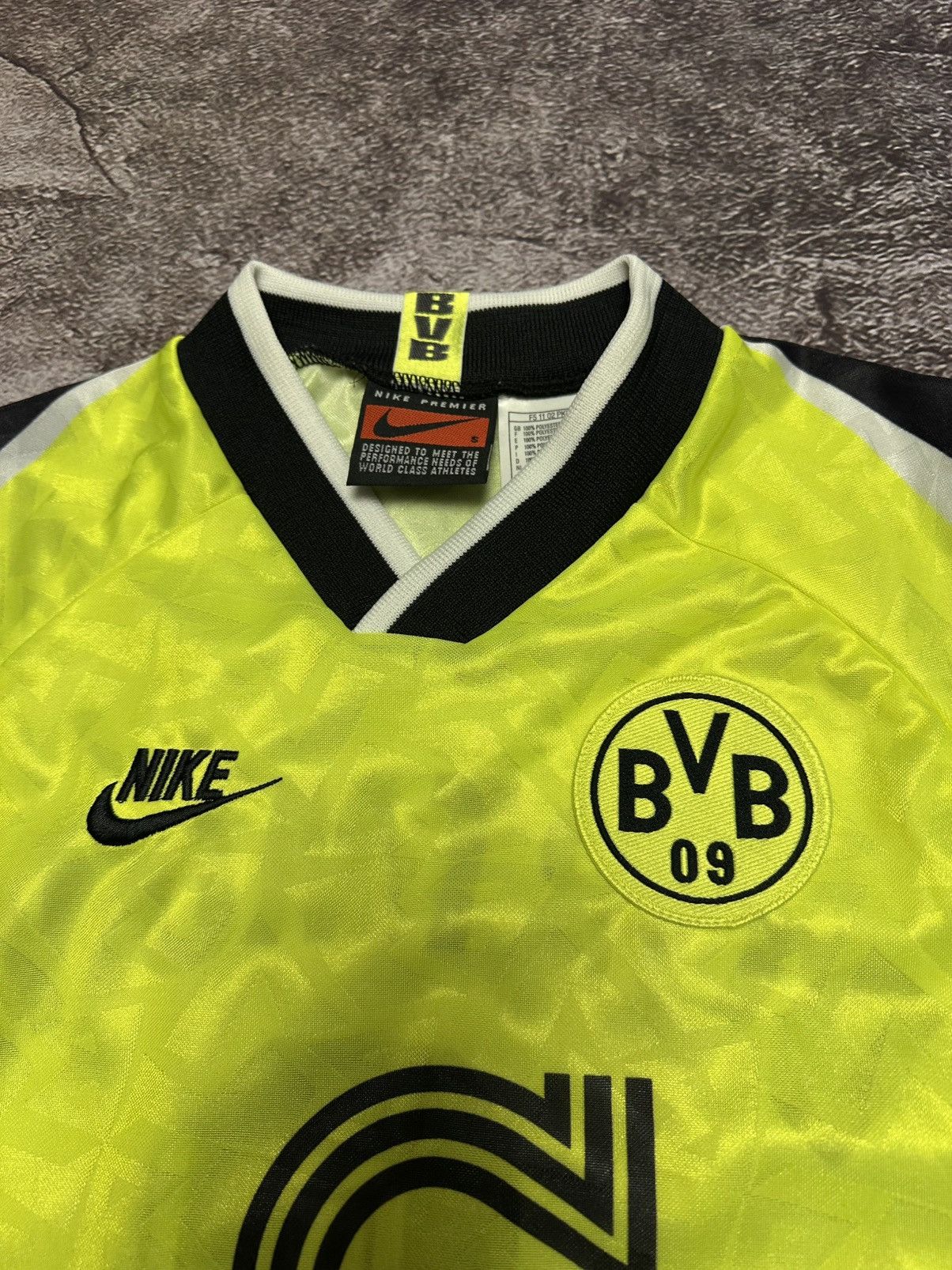 Nike Vintage Nike Borussia Dortmund Chapuisat 9 1995 longsleeve S Size US S / EU 44-46 / 1 - 4 Thumbnail