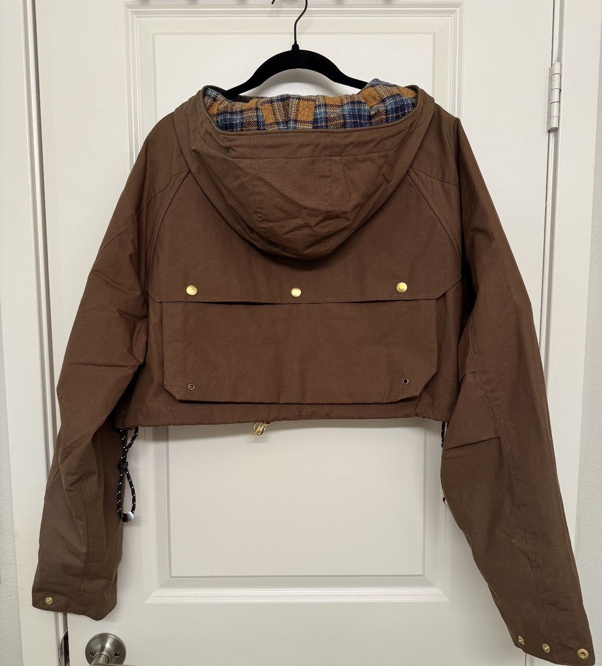 Kapital Kapital Womens ‘Cropped Canvas Bomber’ Jacket Size M / US 6-8 / IT 42-44 - 3 Thumbnail