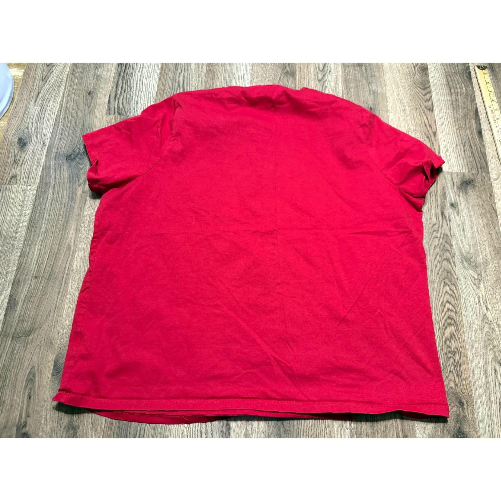 Lands' End Lands' End Shirt Women's Plus Size 2X Red Short Sleeve Shirt Size XXL / US 16-18 / IT 52-54 - 2 Thumbnail